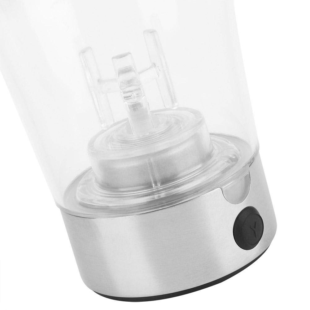 AUNMAS 400ml Electric Self Mixing Mug - Automatic Stirring Protein Shaker Bottle & Coffee Cup for Gym, Office, Travel - Portable Milk Mixer with USB Charging (11.9oz)