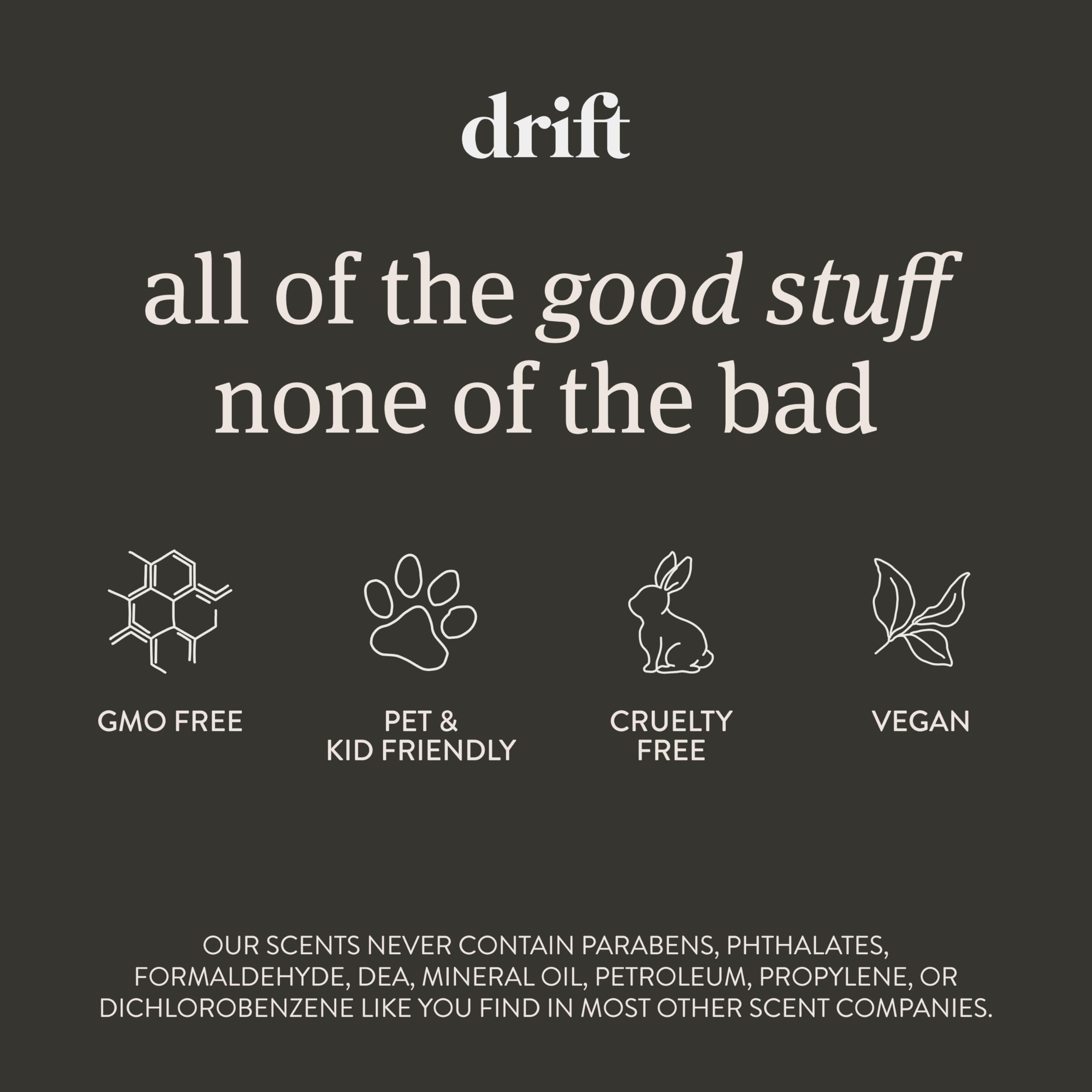Premium Drift Car Air Freshener - Natural Wood Scented Car Odor Eliminator - Black Grove Aroma Starter Kit for Cars, Trucks & SUVs | Long-Lasting Freshness for Road Trips & Daily Commutes