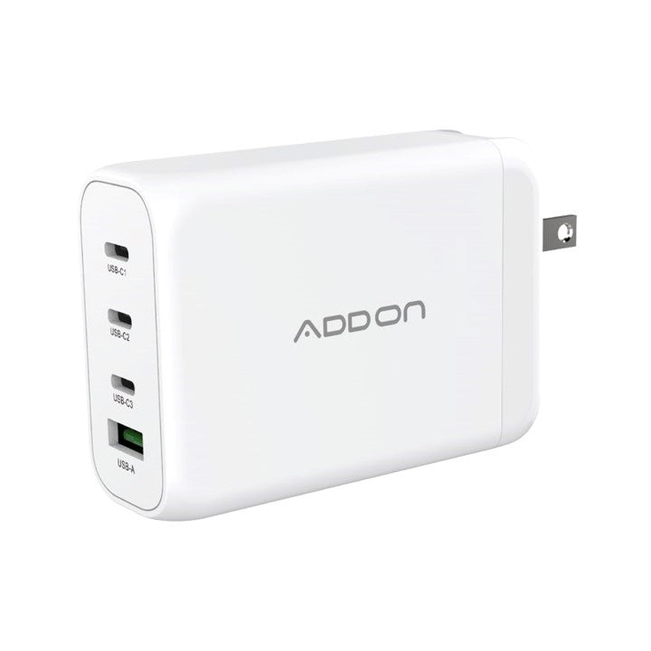 130W GaN 4-Port USB C Wall Charger Fast Charging Adapter - Compact & Powerful for iPhone 15/14/13, Samsung Galaxy, iPad, MacBook | Perfect for Home, Office & Travel