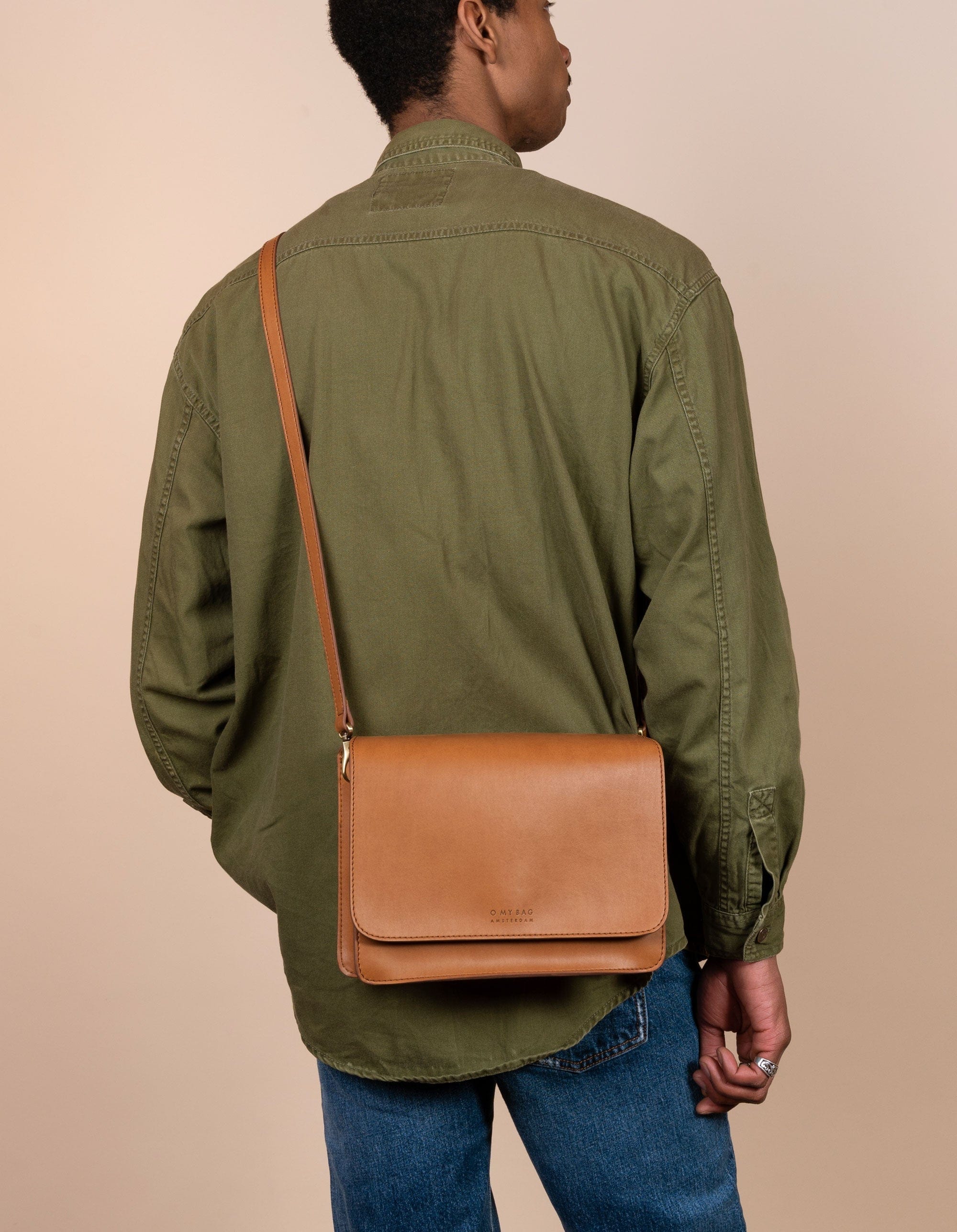Audrey Vegan Leather Crossbody Bag for Women - Brown | Stylish & Eco-Friendly Apple Leather Handbag for Everyday Use, Travel & Shopping
