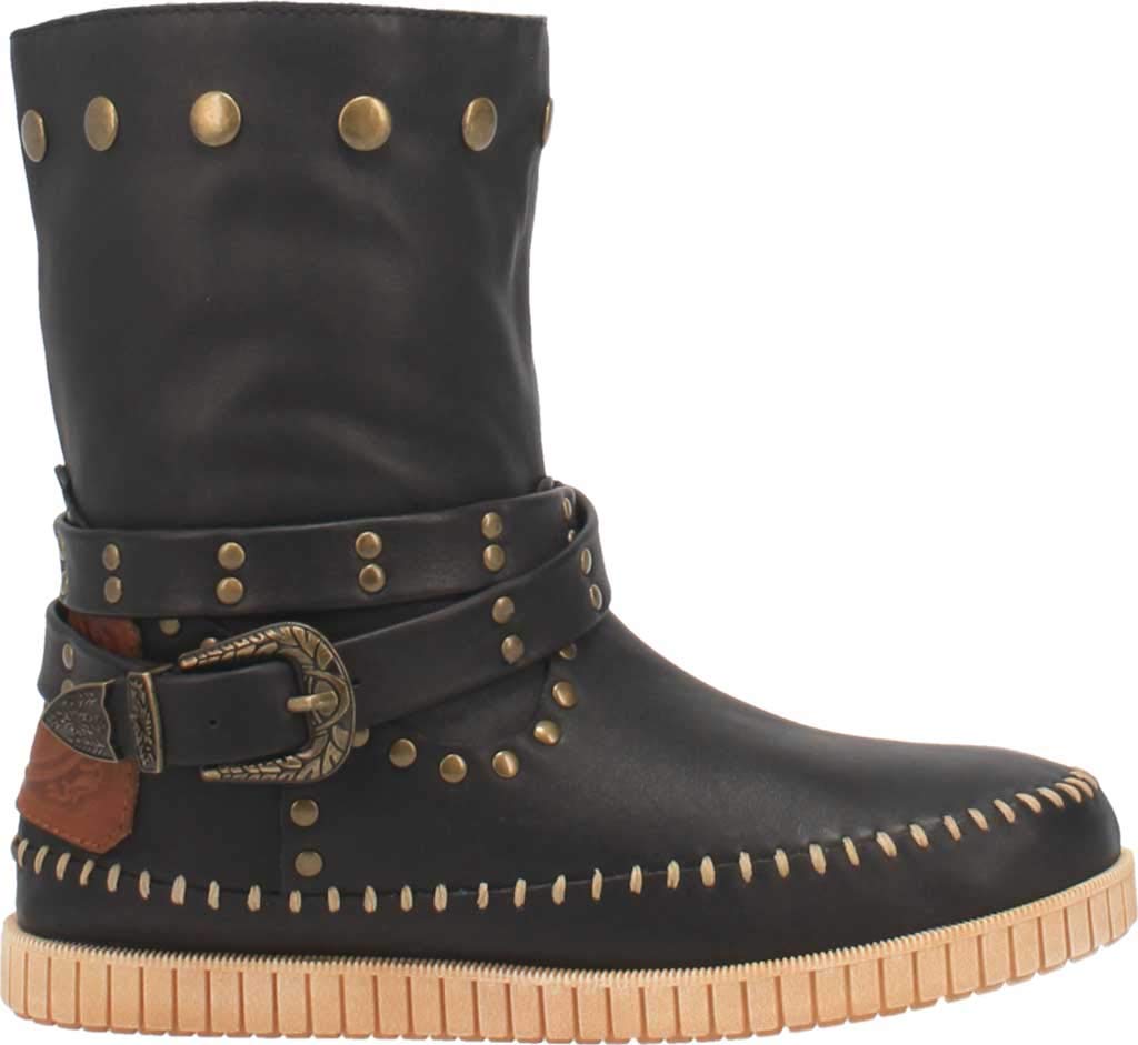 Dingo Women's Malibu Studded Round Toe Pull On Casual Ankle Boots - Blue | Comfortable Slip On Booties for Everyday Wear, Work & Date Night