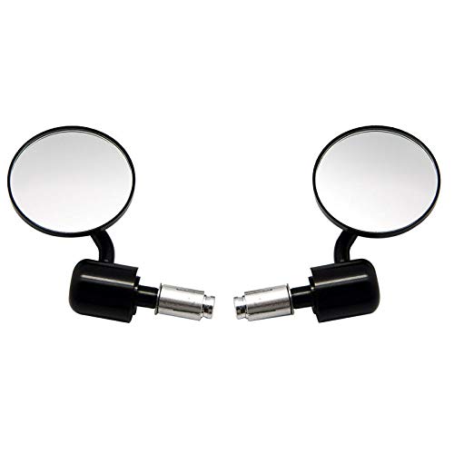 1 Pair Black Round 7/8