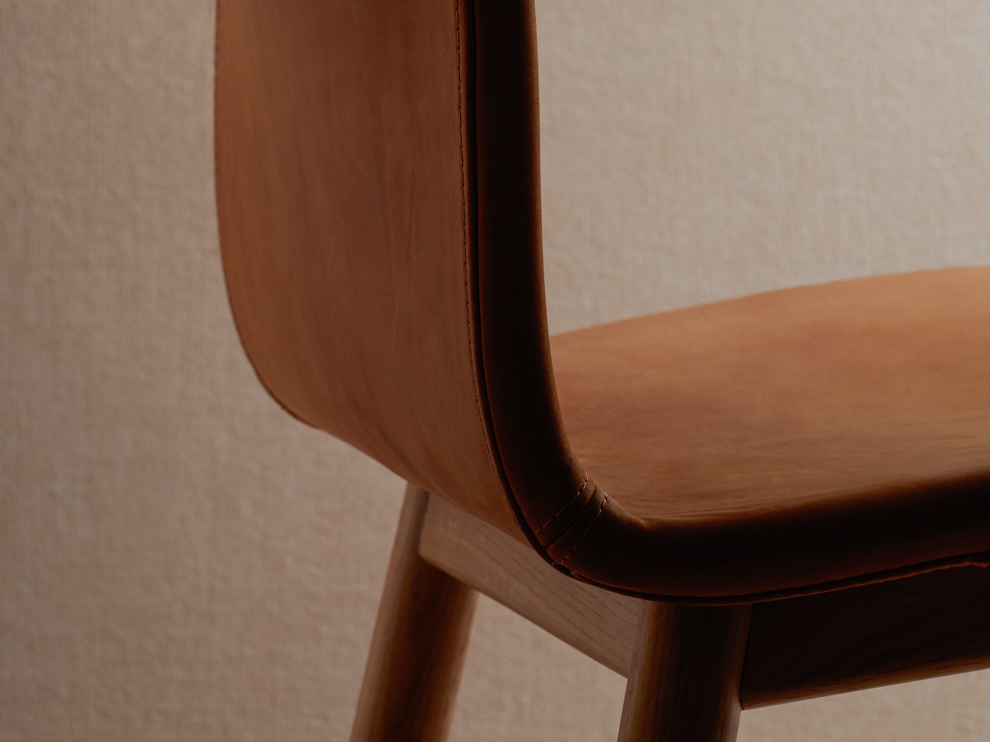 Modern Dining Chairs Set of 2 - Sturdy Wooden Kitchen Chairs with Padded Seats - Perfect for Dining Room, Kitchen, Breakfast Nook & Small Spaces
