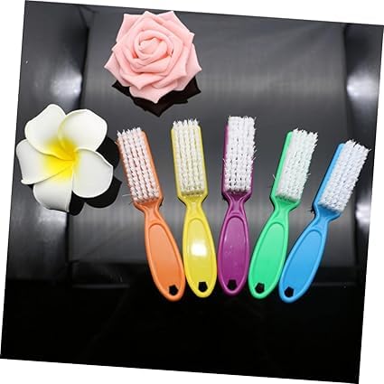 JIARKA Fingernail Cleaning Brush - 5 Pack Durable Nail Scrubber for Men & Women - Perfect for Salon, Home, and Travel Use