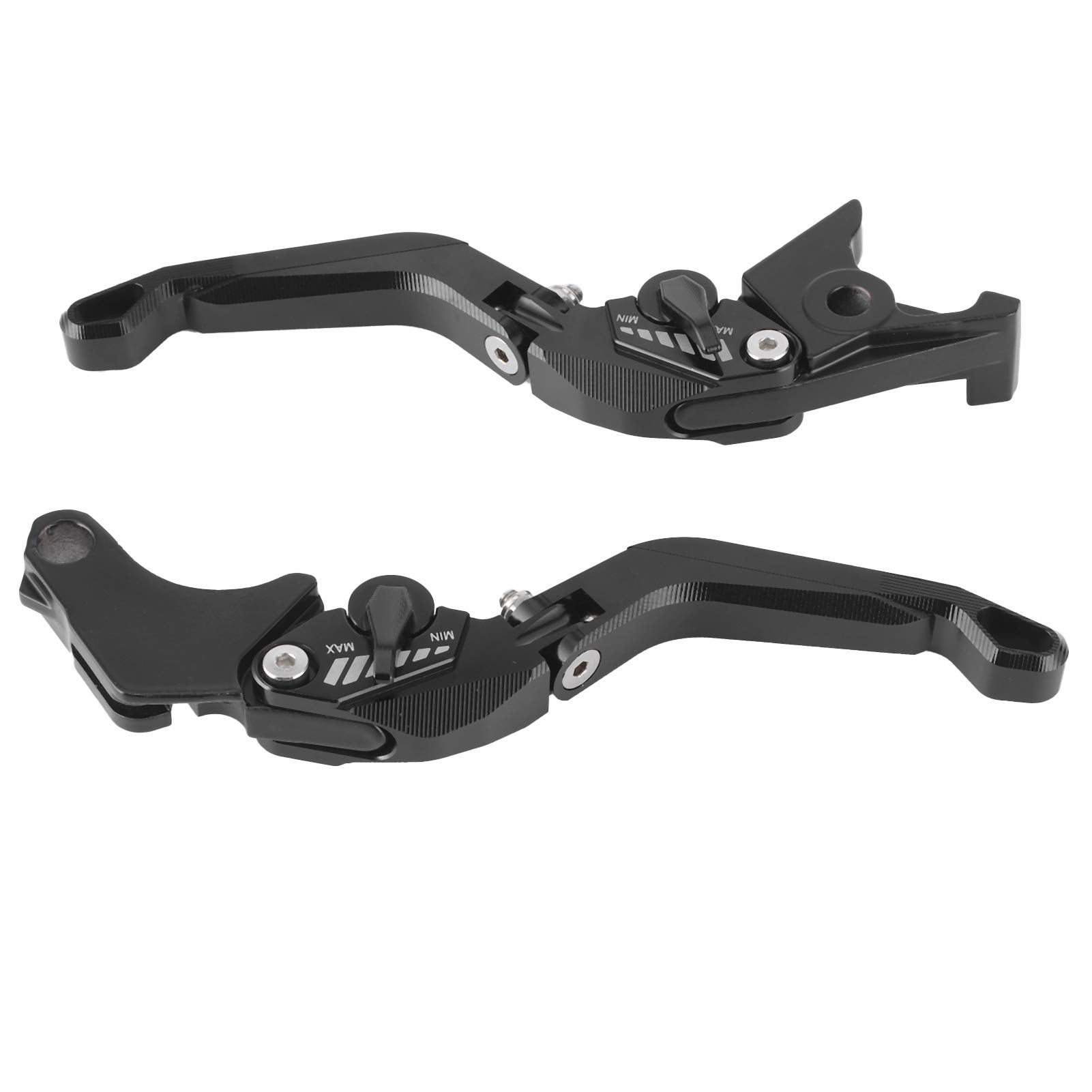 Adjustable Motorcycle Brake Levers - 6-Position Durable Handlebar Accessory for Smooth Riding