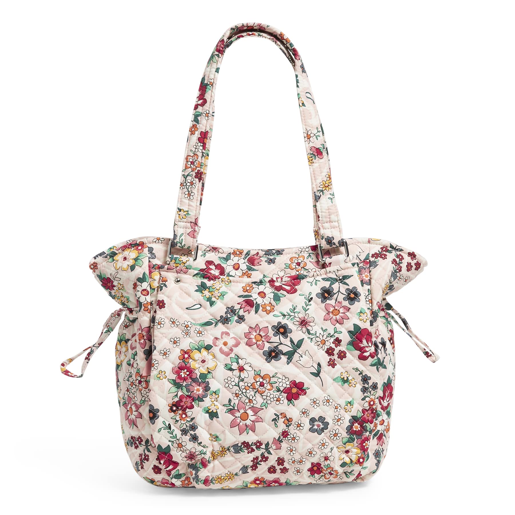 Vera Bradley Cotton Glenna Satchel Purse - Stylish Women's Shoulder Bag for Work, Travel & Everyday Use | Lightweight & Durable Handbag