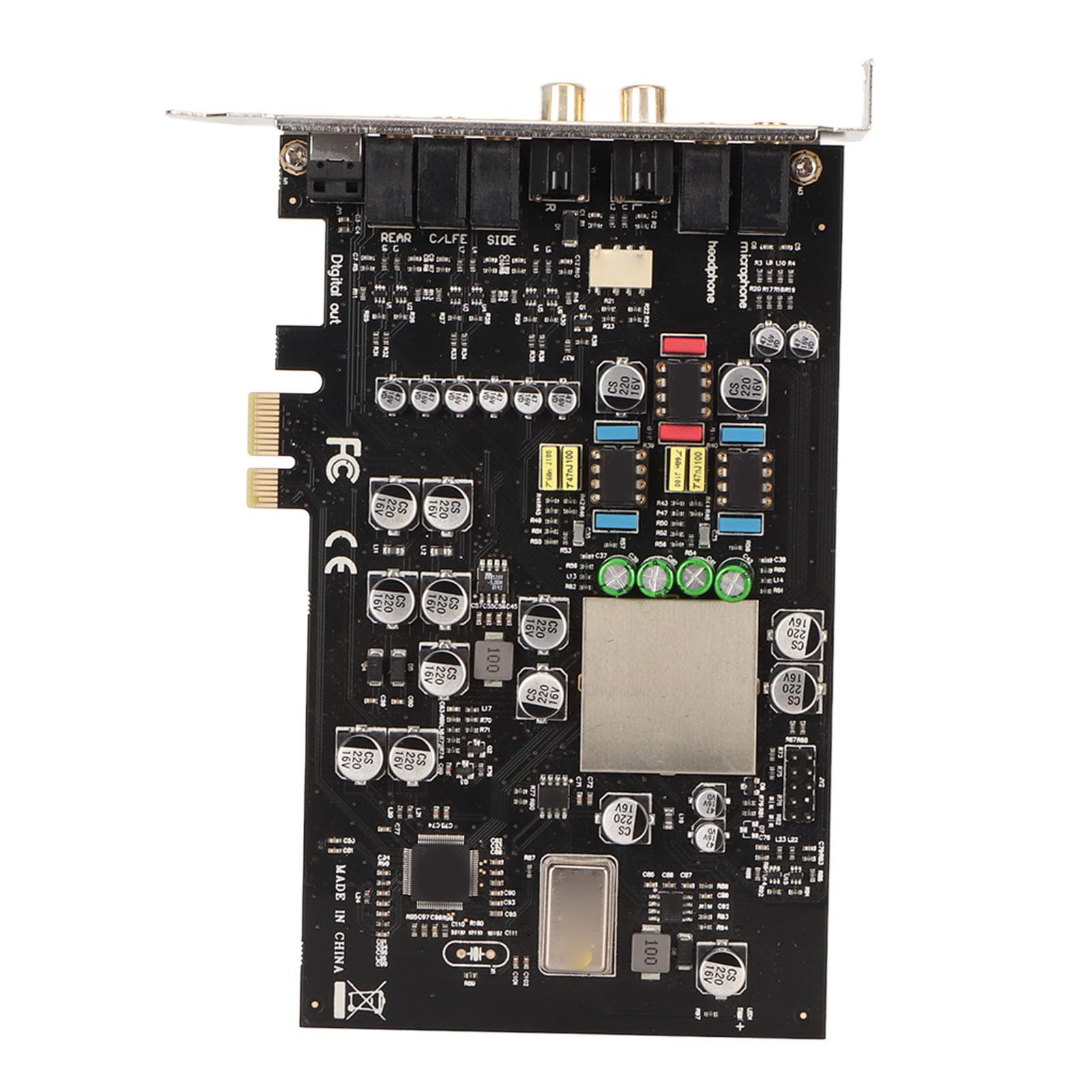 PCI Express Sound Card 7.1CH | High-Quality PCIe Audio Card 44.1-192KHz for PC | Perfect for 3D Gaming, Music Production & Home Theater Systems