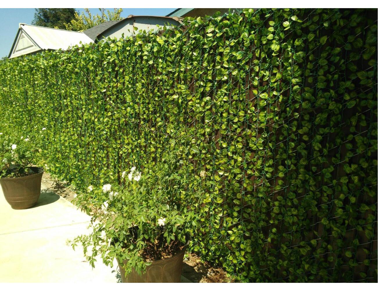 168ft Artificial Greenery Garland - Fake Foliage Ivy Vine with Watermelon Leaves for Home Decor, Wedding, Party Backdrop (Indoor/Outdoor Use) - Perfect for Wall Decor, Mantel Dressing, and Garden Accents