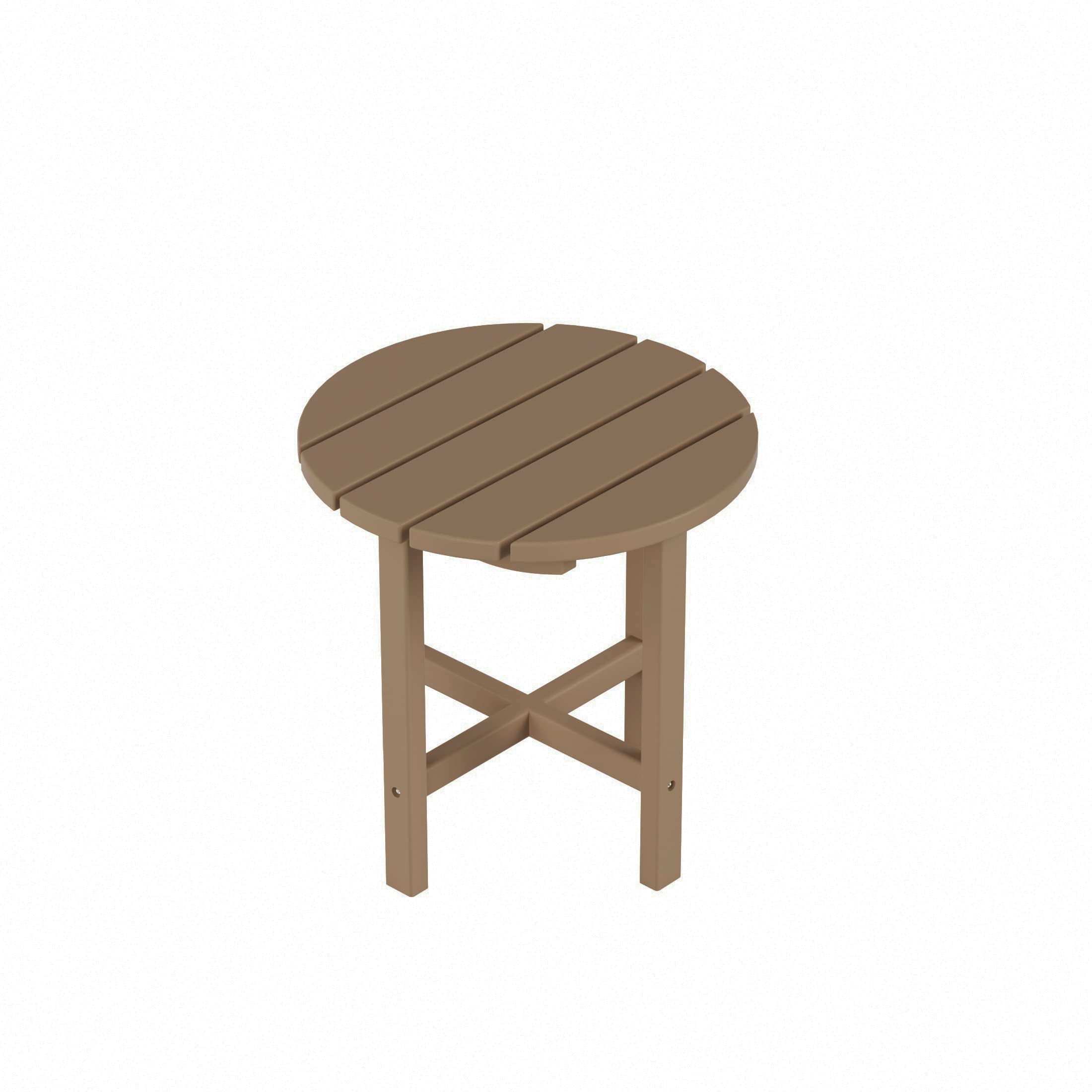 WO Home Furniture 2-Piece HDPE Outdoor Rocking Chair Set - Traditional Patio Rocking Chairs in Weathered Wood Finish - Perfect for Porch, Garden & Backyard Relaxation