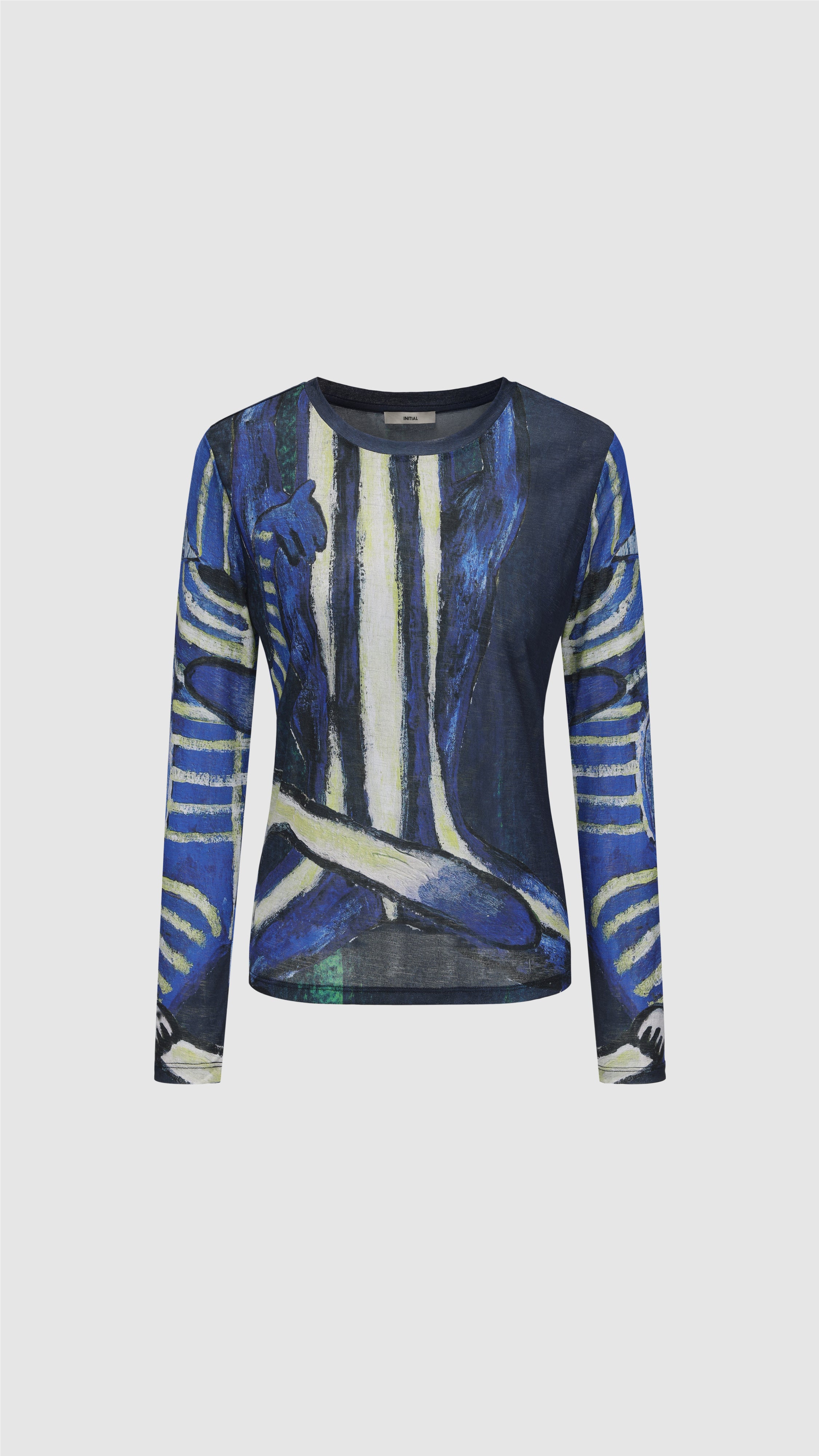 Selk'Nam Graphic Printed Tight Top for Women - Stylish & Comfortable Workout Shirt - Perfect for Yoga, Gym & Running