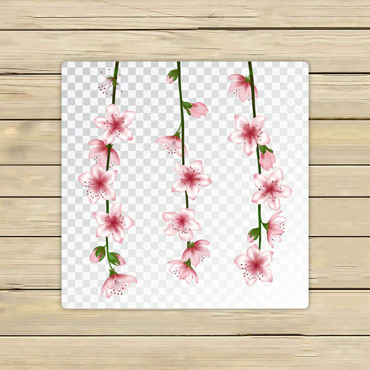 ECZJNT Pink Spring Bloom Branch Floral Beach Towel - 13x13 Inch Soft Absorbent Shower Towel for Bath, Pool, Travel & Outdoor Use - Perfect for Beach, Picnic, Yoga & Home Decor