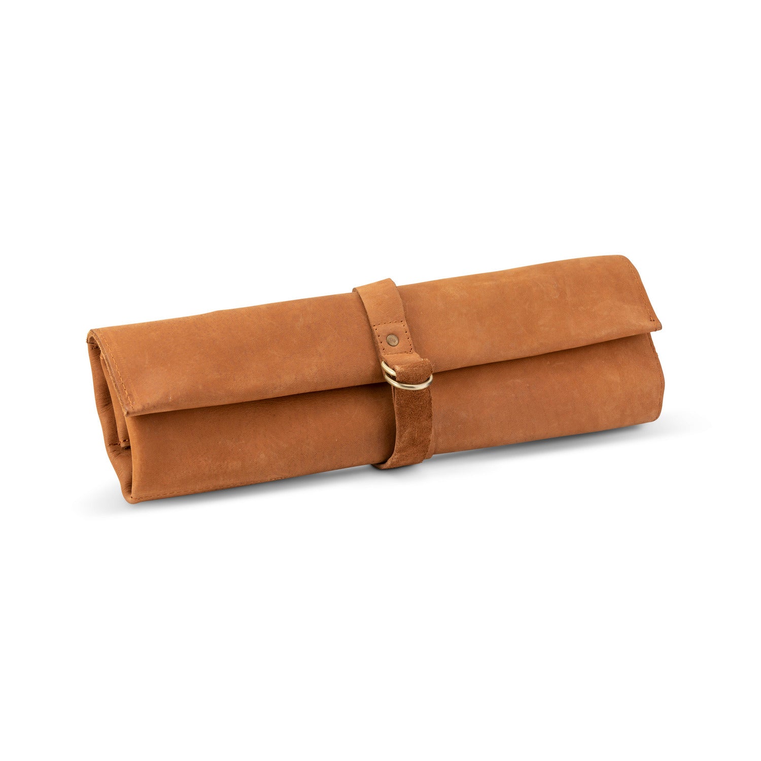 Hammer Stahl 5 Slot Leather Knife Roll - Premium Chef Knife Storage Case for Professional Cooks & Culinary Students - Perfect for Kitchen, Restaurant & Travel Use