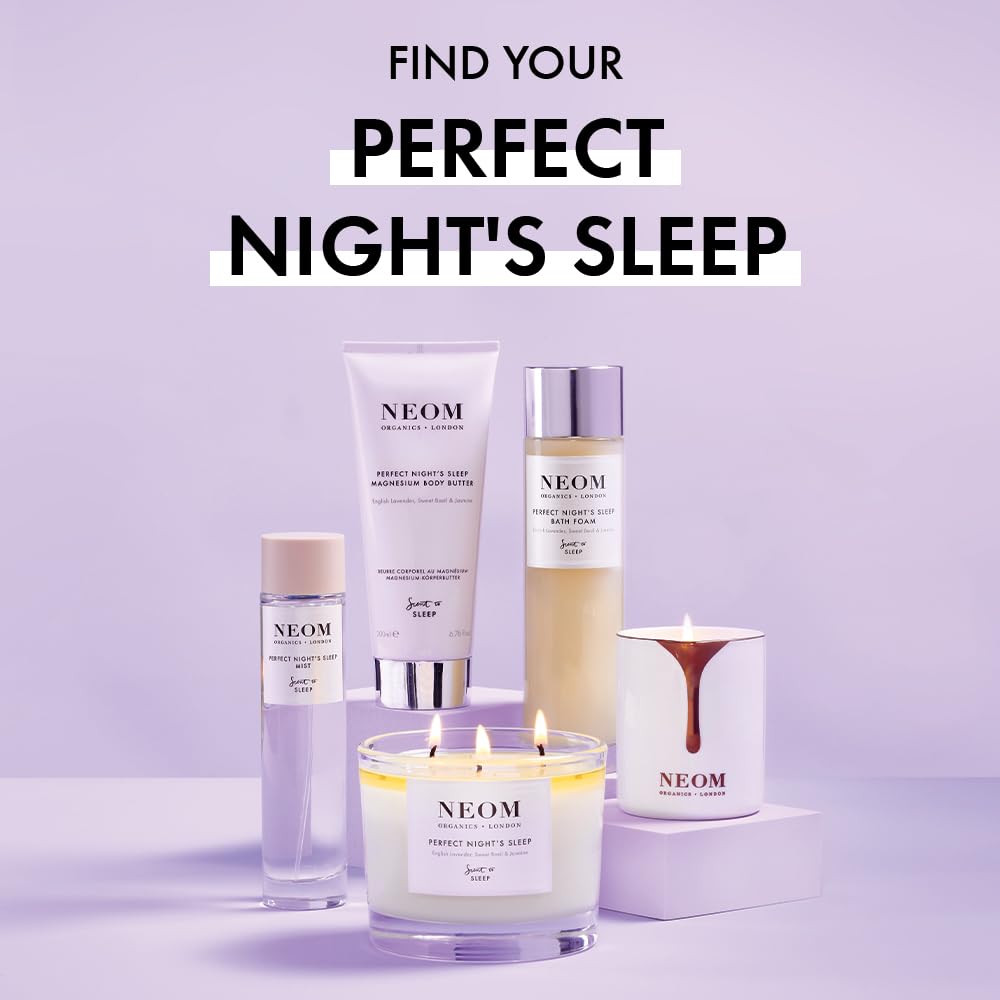 NEOM Lavender & Chamomile Pillow and Body Mist - 1 Fl Oz Essential Oil Spray for Relaxation & Better Sleep | Aromatherapy for Bedtime, Stress Relief & Home Spa | Perfect for Nighttime Routine, Travel & Self-Care