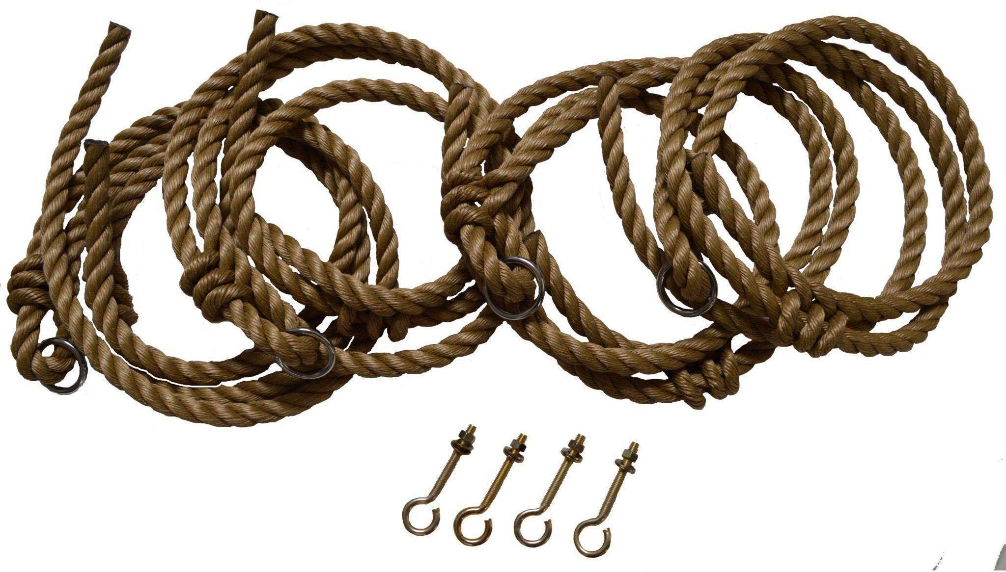 A & L Furniture Company Premium Rope Kit for Porch Swings & Swing Beds - Heavy Duty Weather-Resistant - 4 Week Lead Time - Perfect for Outdoor Patio, Garden & Backyard Relaxation