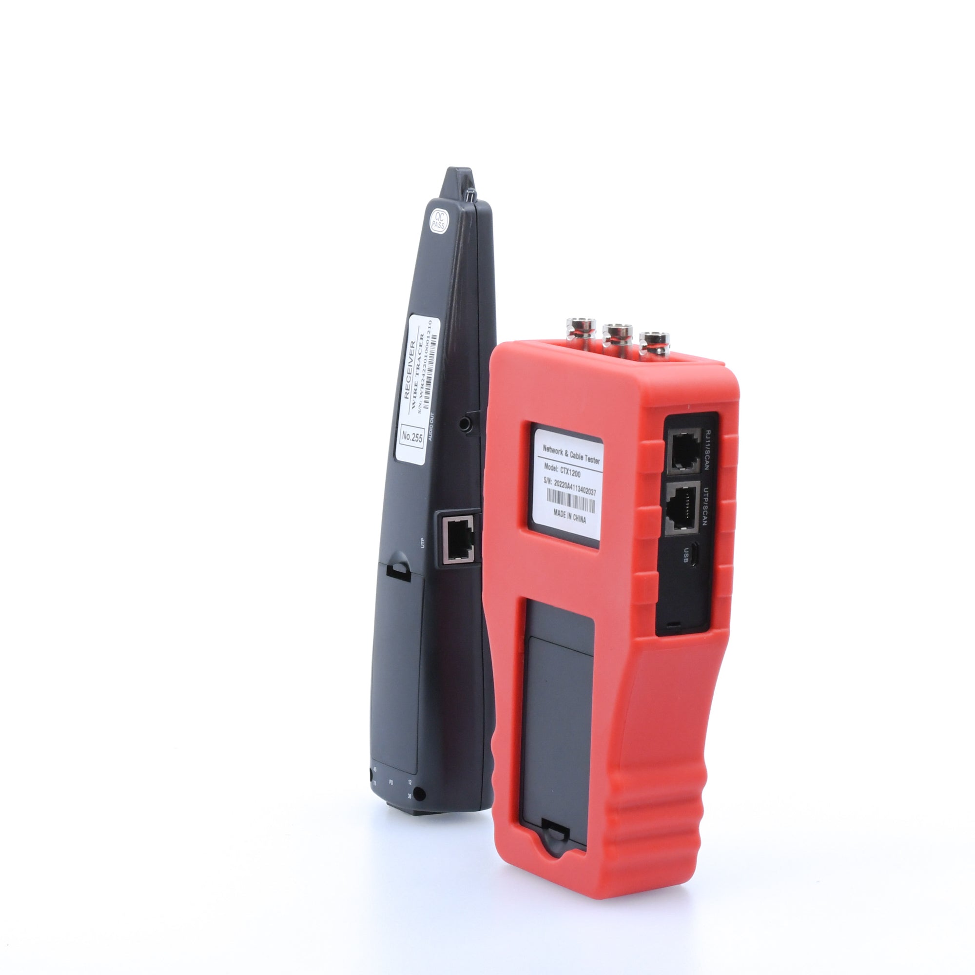 CTX1200 Professional Network Cable Tester with Probe - RJ45 RJ11 Ethernet LAN Wire Tester for Home & Office Network Installation - Perfect for IT Technicians and DIY Network Setup