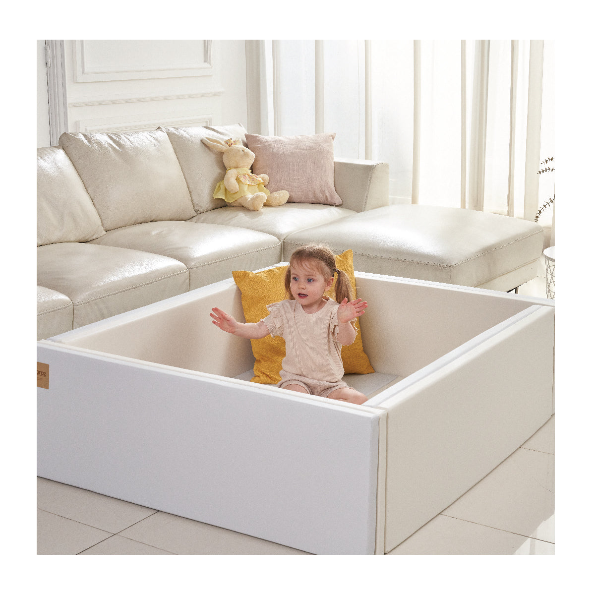 Caraz Baby Play Mat - Non-Toxic, Extra Thick Foam Floor Mat for Crawling & Playtime - Perfect for Nursery, Daycare & Home Use