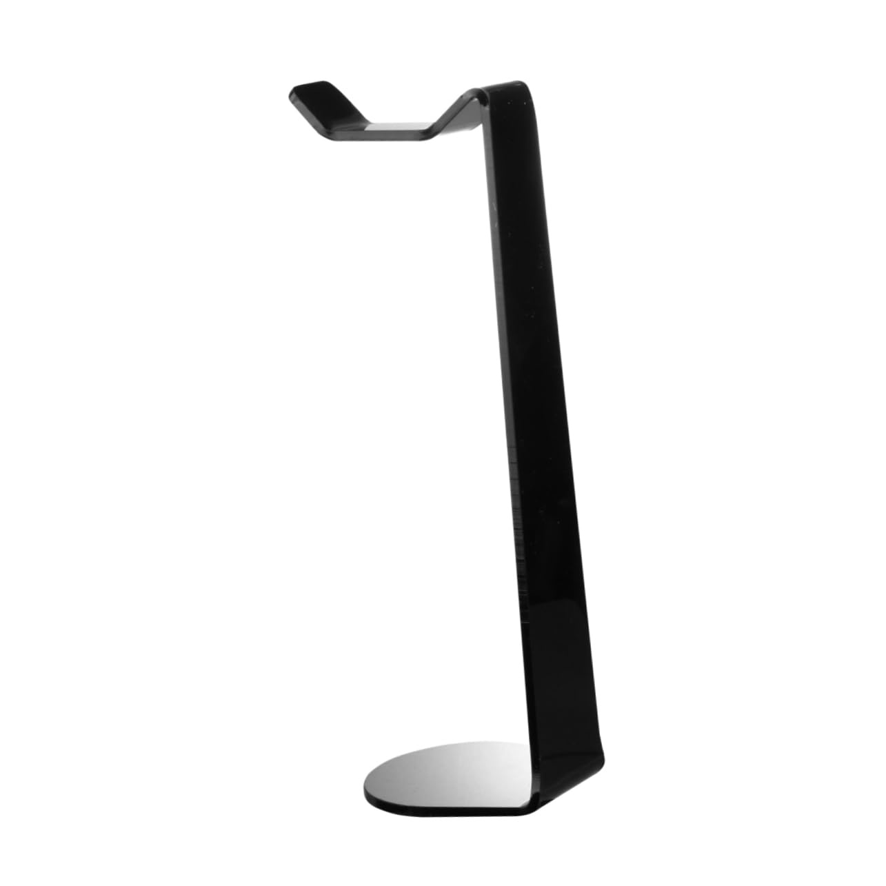 Premium Acrylic Headphone Stand with Flat Base - Universal Fit for Small to Large Headphones | Alipis Desk Headset Holder | Perfect for Office, Gaming & Home Workspace Organization
