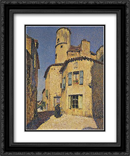 Henri Martin Museum Art Print - 20x24 Black Ornate Frame with Double Matting for Houses & Home Decor | Perfect for Living Room, Bedroom & Office Wall Art