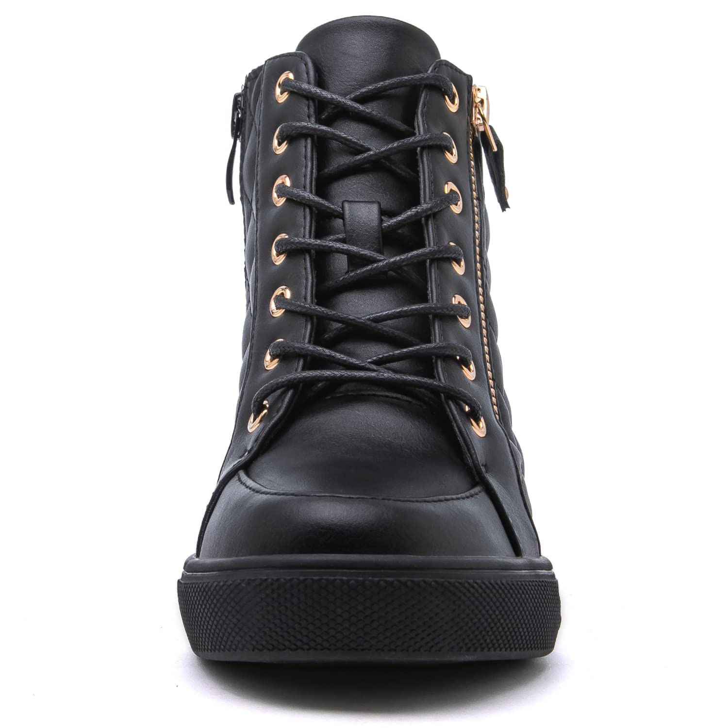 GLOBALWIN Women's Ankle Boots Wedge Sneakers - Comfortable Casual Shoes for Women | Perfect for Work, Walking & Everyday Wear