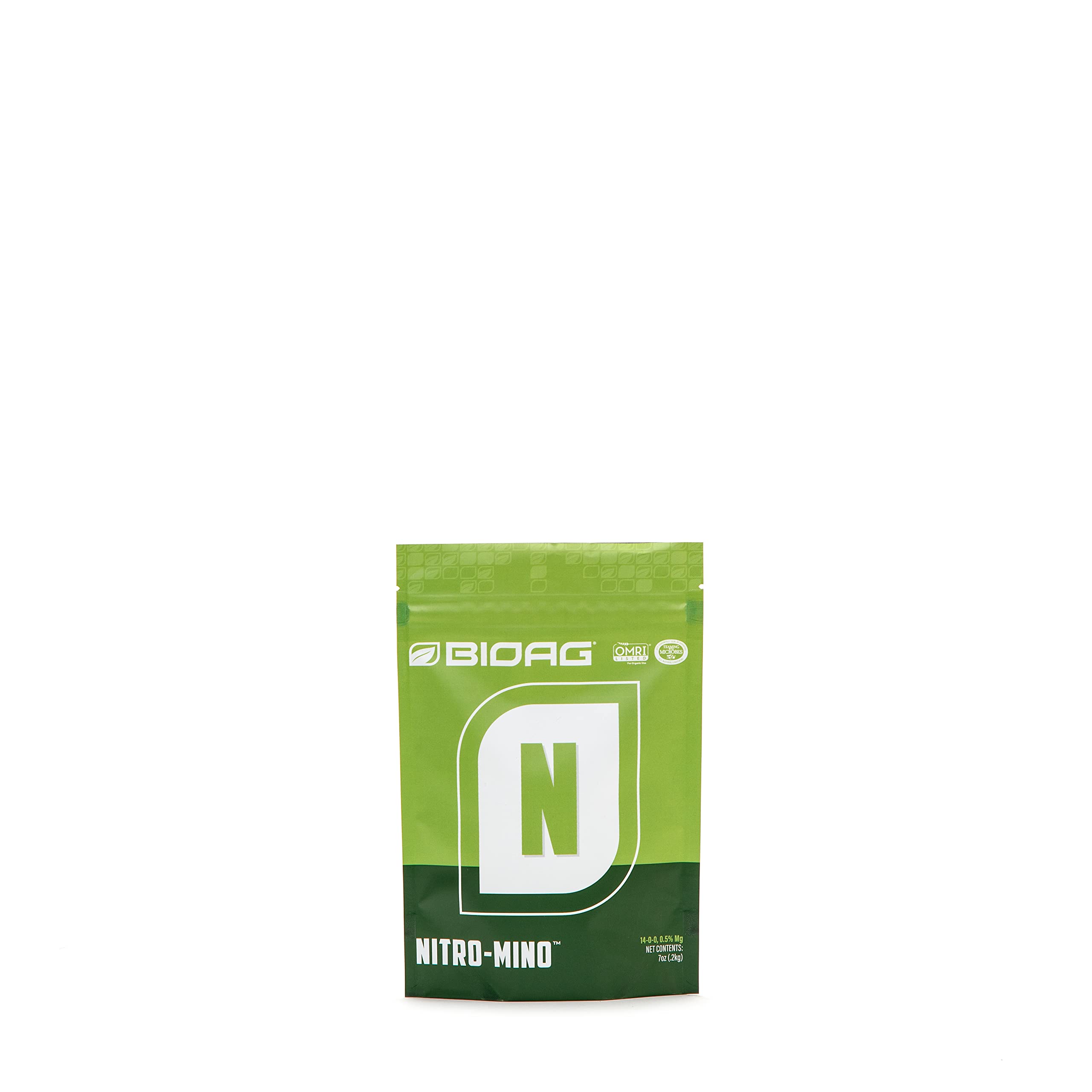 Nitro-Mino Organic Nitrogen Fertilizer with Amino Acids & Magnesium (7 oz) - Premium Plant Food for Vegetables, Flowers & Lawns | Boosts Growth & Greenery