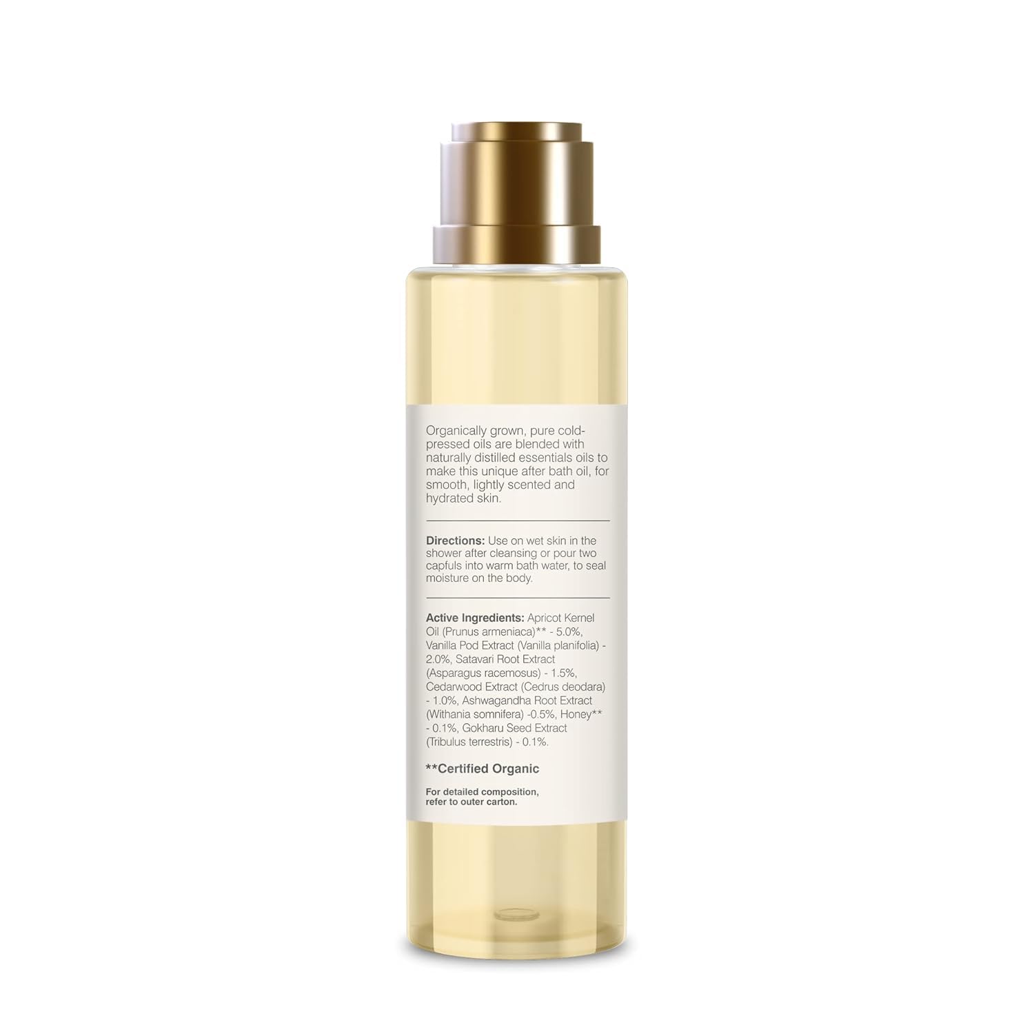 Forest Essentials After Bath Oil with Mashobra Honey & Vanilla - Hydrating & Relaxing Body Oil for Dry Skin, Aromatherapy & Spa Treatment at Home