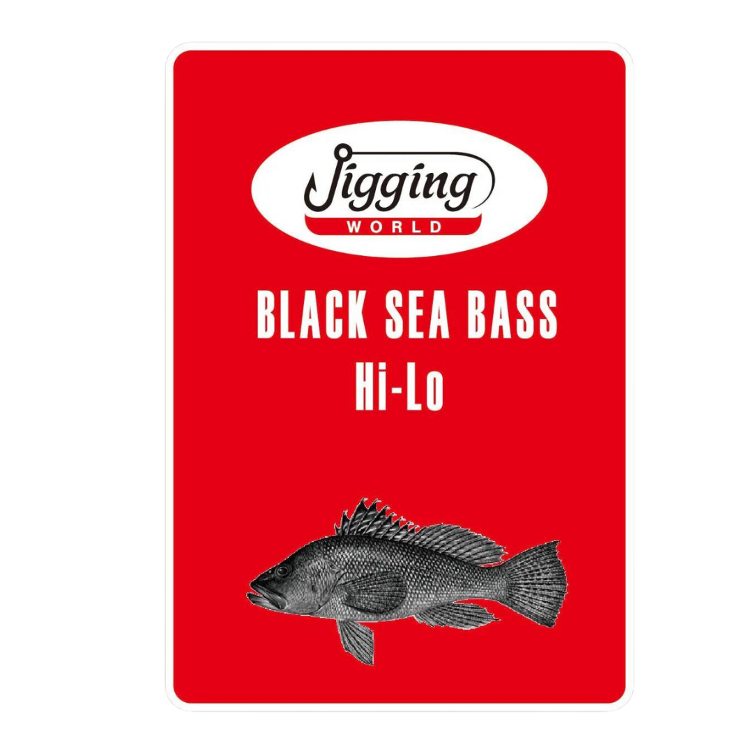 Jigging World Black Sea Bass Rigs - Premium Saltwater Fishing Gear for Black Sea Bass - Perfect for Offshore & Inshore Angling
