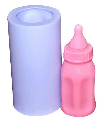 Allforhome Silicone Baby Feeder Bottle Shape Candle Molds - Handmade Soap Molds for DIY Candles, Soap Making, Baby Feeding & Home Decor - Perfect for Parties, Gifts & Crafting