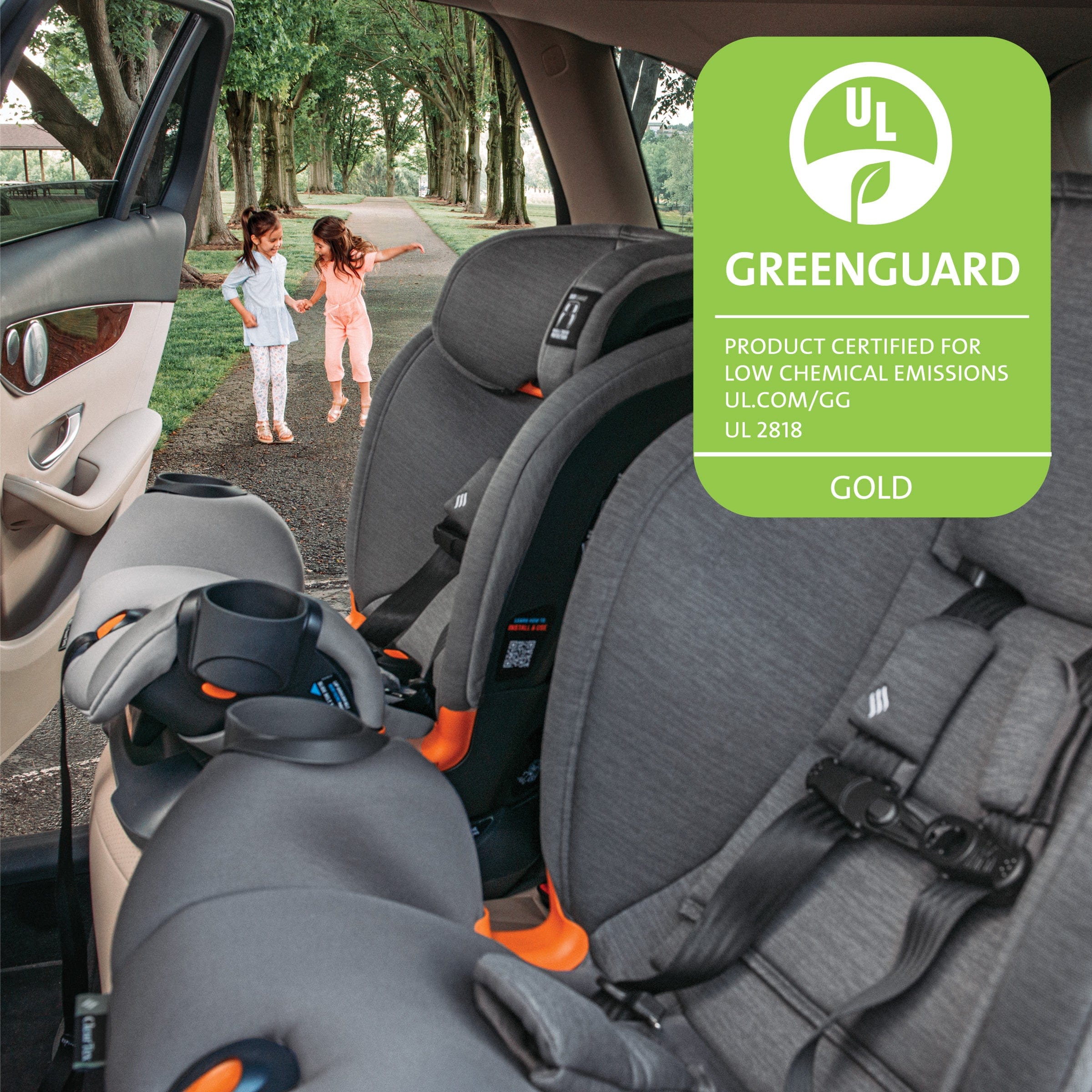 Chicco OneFit ClearTex All-In-One Convertible Car Seat for Infants to Toddlers - Safe & Comfortable for Travel, School & Family Road Trips
