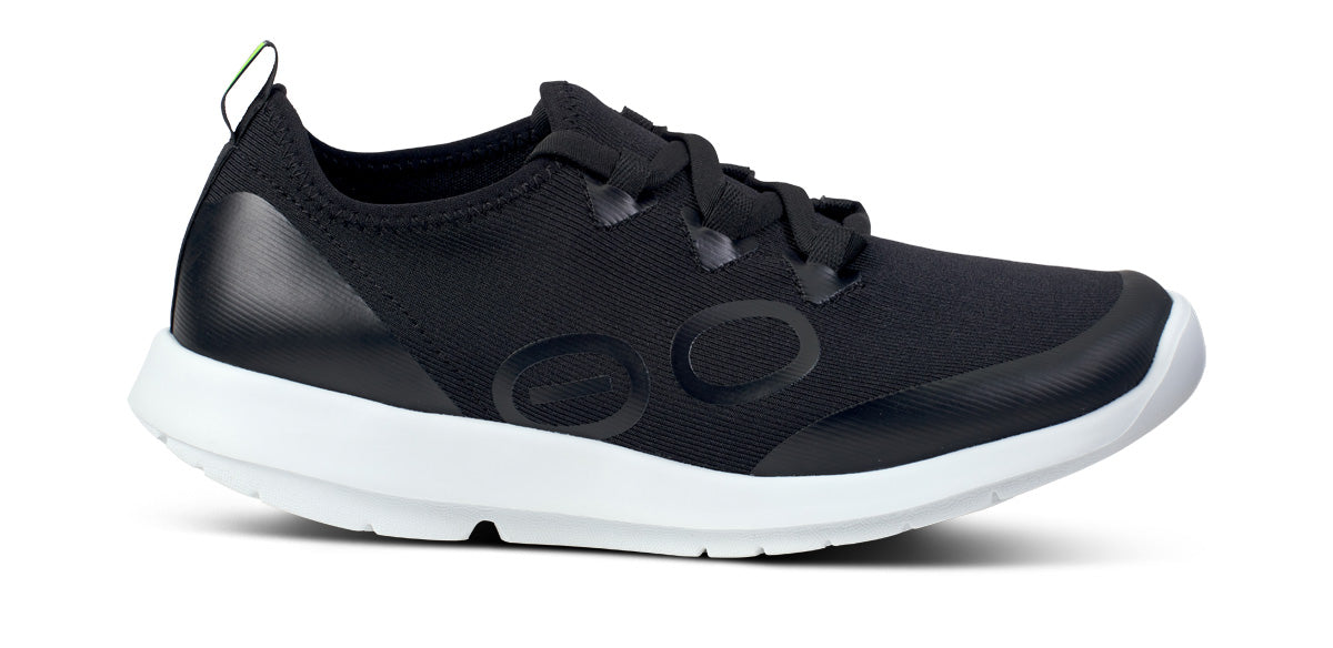 Women's OOmg Sport Low-Top Sneakers - White & Black | Lightweight Running Shoes for Women | Perfect for Gym, Workouts & Casual Wear