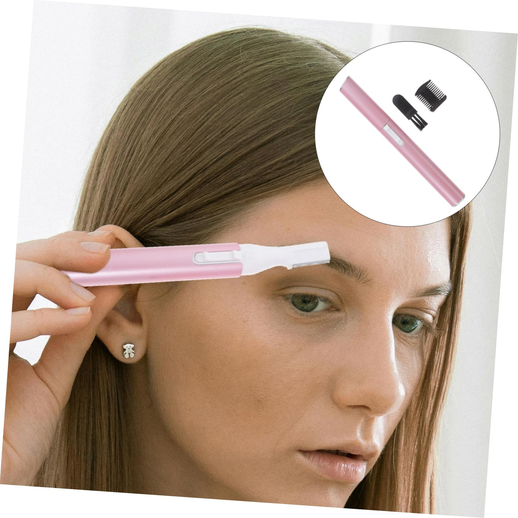 Electric Nose Hair Trimmer for Women - Painless & Precise Facial Hair Shaver - Perfect for Eyebrows, Upper Lip, and Chin Grooming at Home or Travel