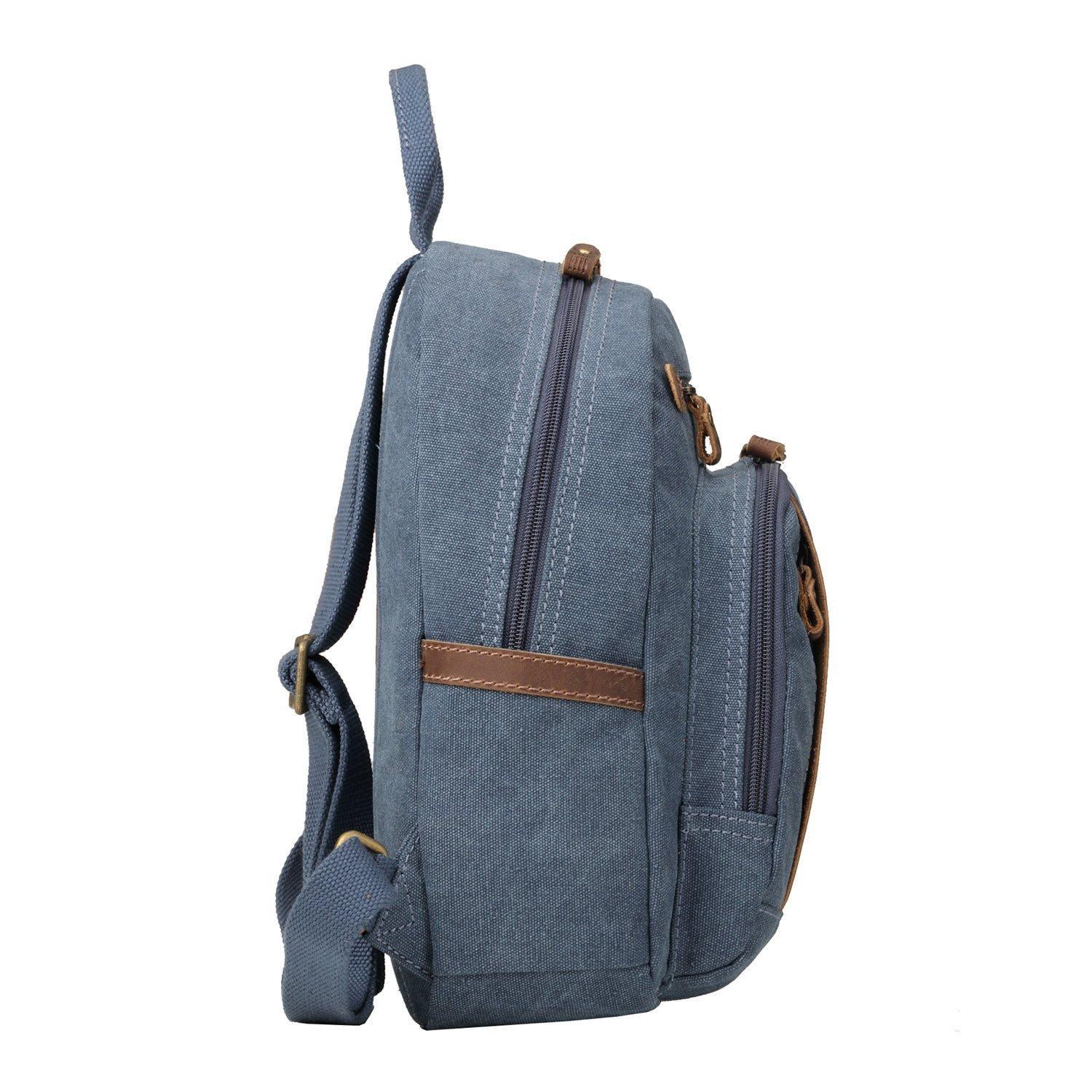TRP0255 Troop London Classic Canvas Backpack Small - Durable School & Travel Backpack for Men & Women - Perfect for College, Commuting & Outdoor Adventures