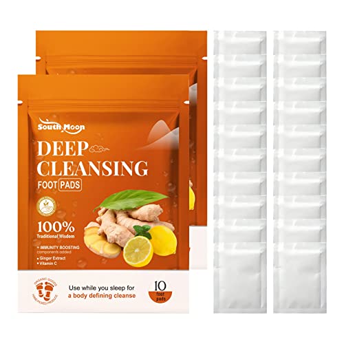 Organic Foot Pads for Dry Heels & Deep Cleansing - Stress Relief, Better Sleep & Foot Care with Vinegar Powder | 10 Patches | Hard as Hoof Nail Cream Included | Perfect for Spa Nights, Post-Workout Recovery & Home Pedicures (One Size)