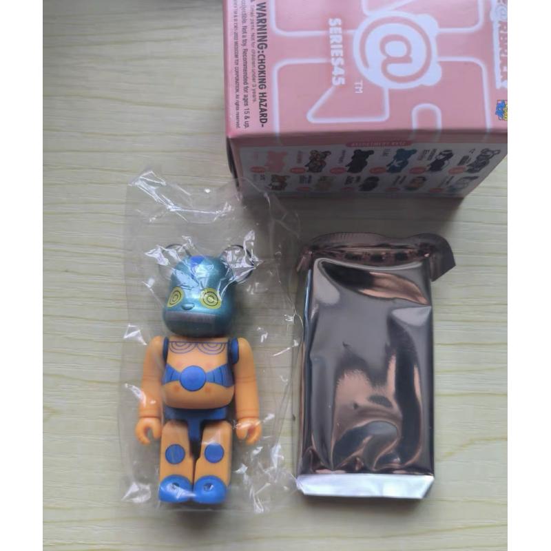 Bearbrick Series 45 Secret SOFT VINYL 100% Orange Medicom Toy - Limited Edition Collectible Figure for Display, Gift & Home Decor