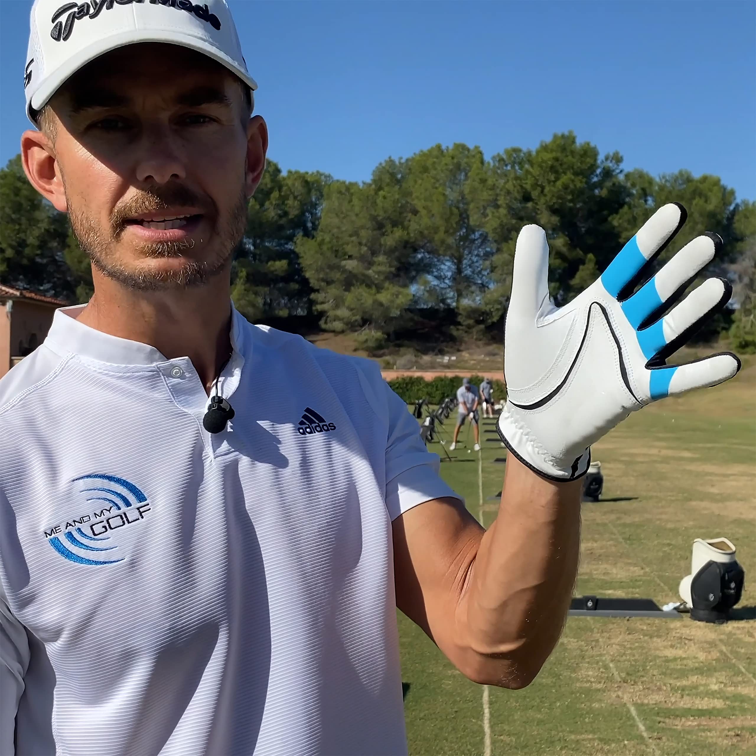 ME AND MY GOLF True Grip Training Golf Glove - Perfect Grip Every Swing, Instructional Videos, Fix Slice, Improve Grip, Men's Golf Gloves for Driving Range and Course Practice