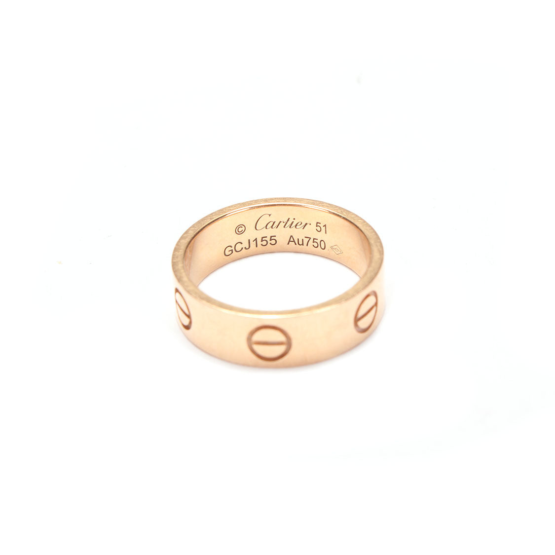 18k Gold Mini Love Ring for Women - Elegant Stackable Band, Perfect for Anniversary, Engagement & Everyday Wear