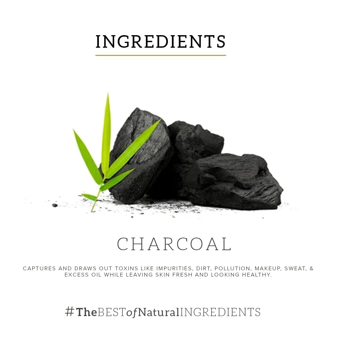 Khadi Natural Activated Bamboo Charcoal Foaming Face Wash with Built-in Brush | Anti-Pollution & Exfoliating Cleanser | Deep Pore Cleansing for Acne & Blackheads | Powered by Botanics (150ml) | Perfect for Daily Skincare Routine & Travel