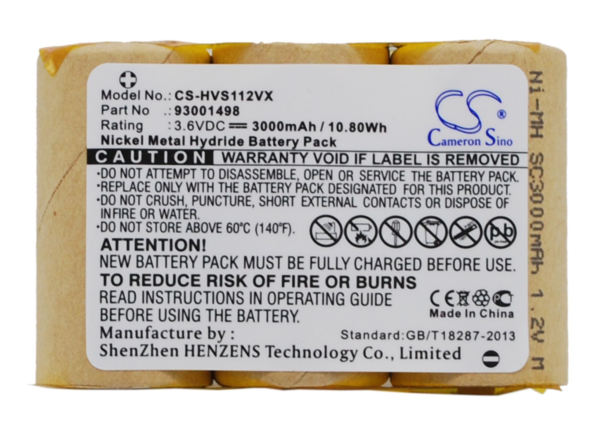HOOVER S1120 Replacement Vacuum Battery - Compatible with HOOVER Vacuums - Long Lasting Power for Cleaning Floors, Carpets & Upholstery