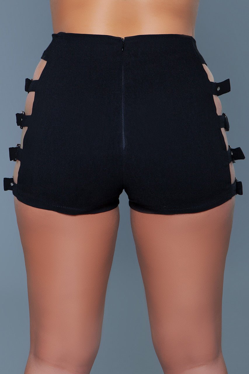 BeWicked Women's Feel The Vibe Shorts J25 - Sexy High Waisted Stretch Denim Shorts for Women | Perfect for Summer Outfits, Beach Vacations & Night Out