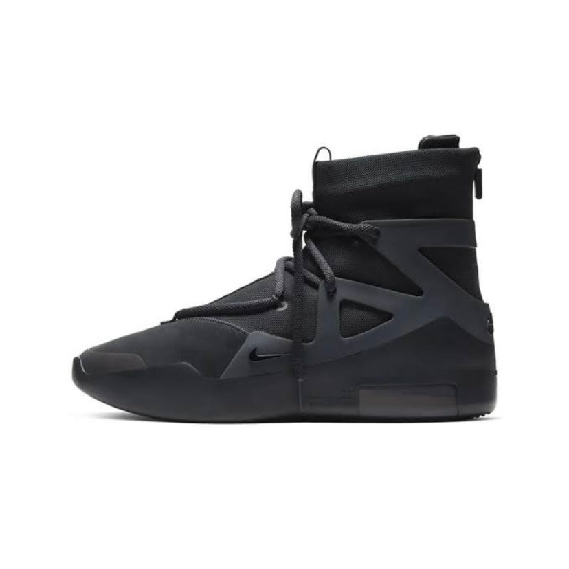 Nike Air Fear of God 1 Triple Black Men's Basketball Shoes - High-Top Sneakers for Streetwear & Athletic Performance