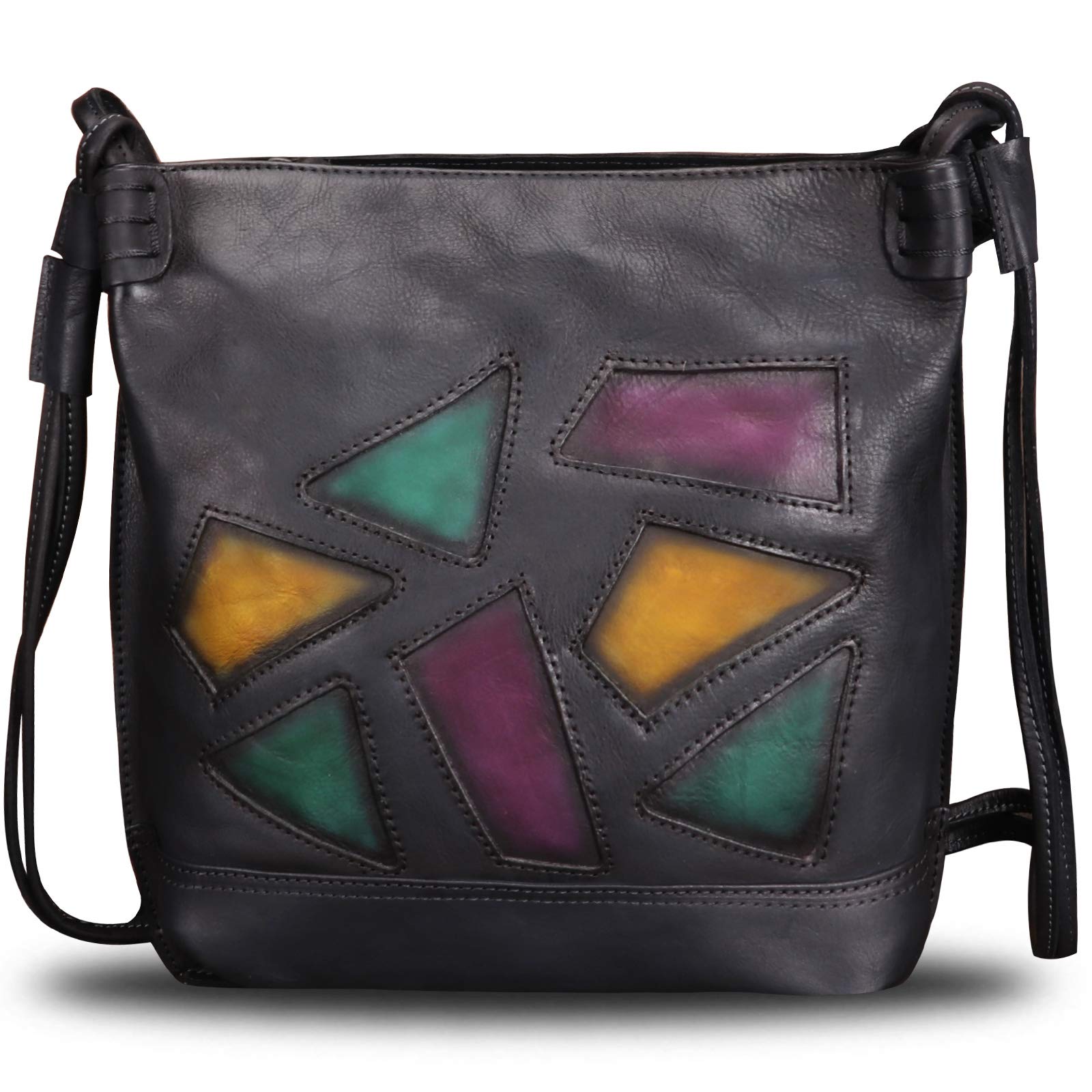 Genuine Leather Crossbody Bags for Women - Vintage Handmade Cowhide Shoulder Purse & Satchel Handbag | Perfect for Daily Use, Travel, Shopping & Casual Outings