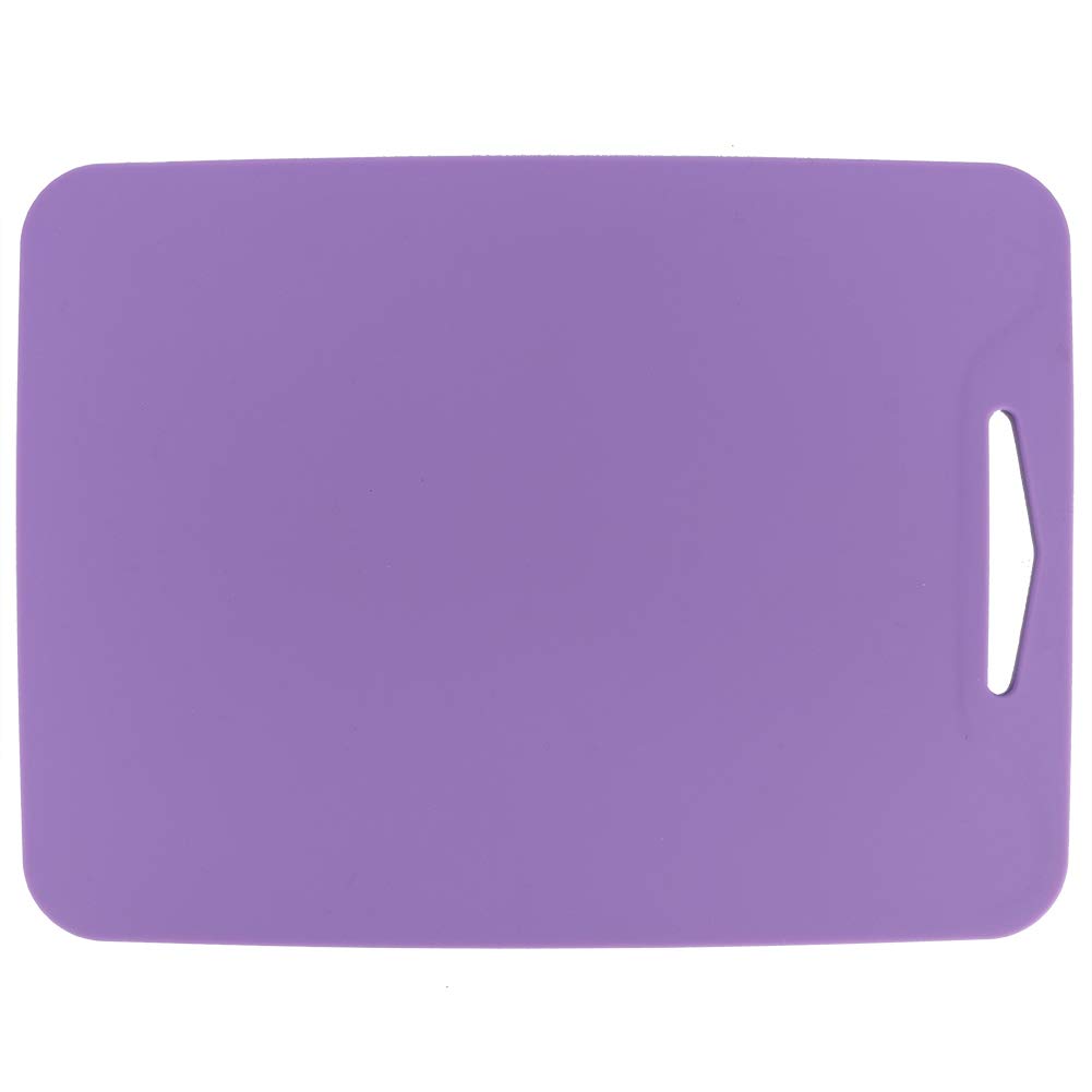 Food Grade Silicone Flexible Cutting Board with Hanging Hole - Durable Non-Slip Dough Mat for Meat, Vegetables & Baking | Perfect for Home Kitchen & Camping Cooking