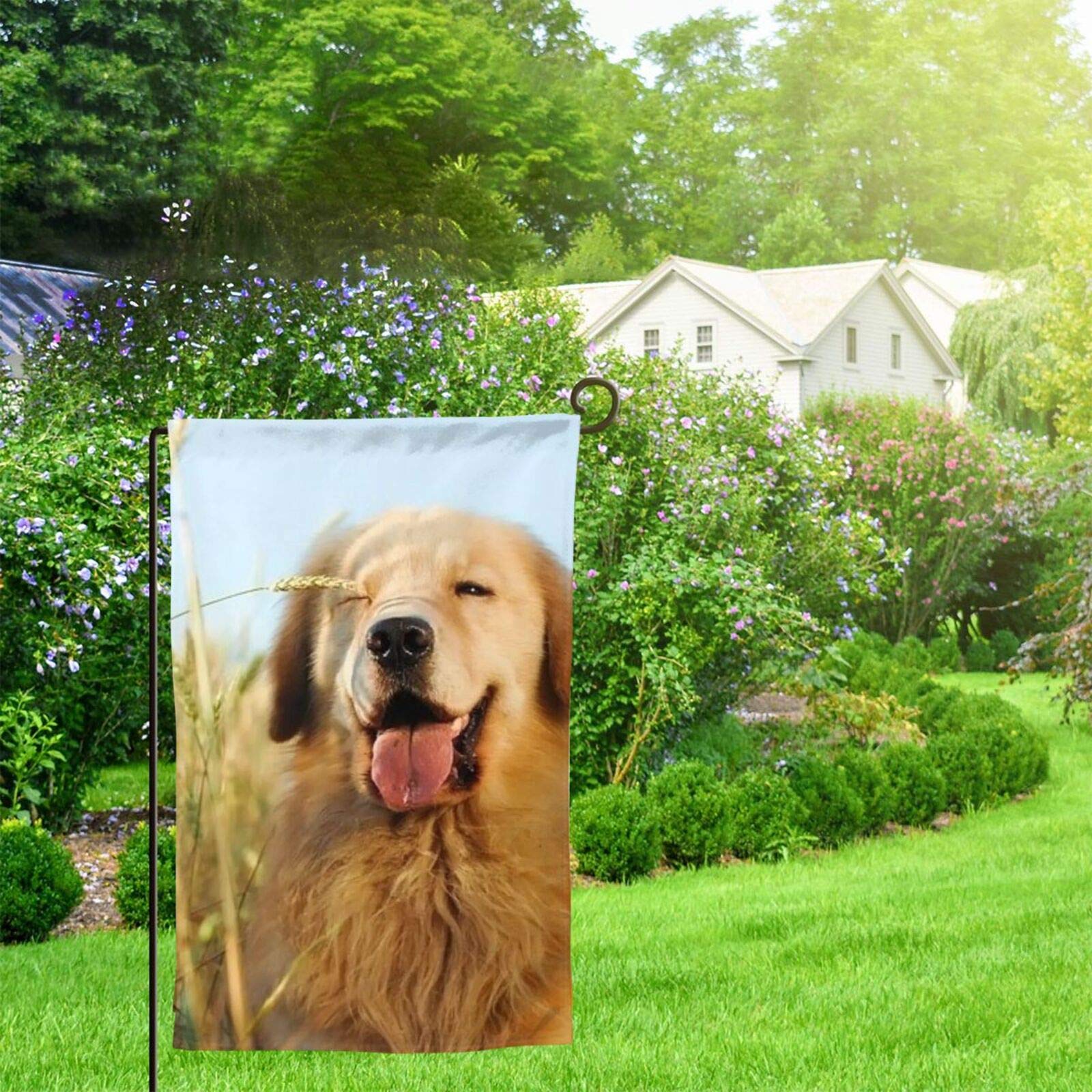 Custom Personalized Garden Flag with Photo & Text - 12x18 Inch Double Sided Welcome Yard Decoration for Outdoor Home Decor | Perfect for Front Porch, Lawn, Garden & Seasonal Displays