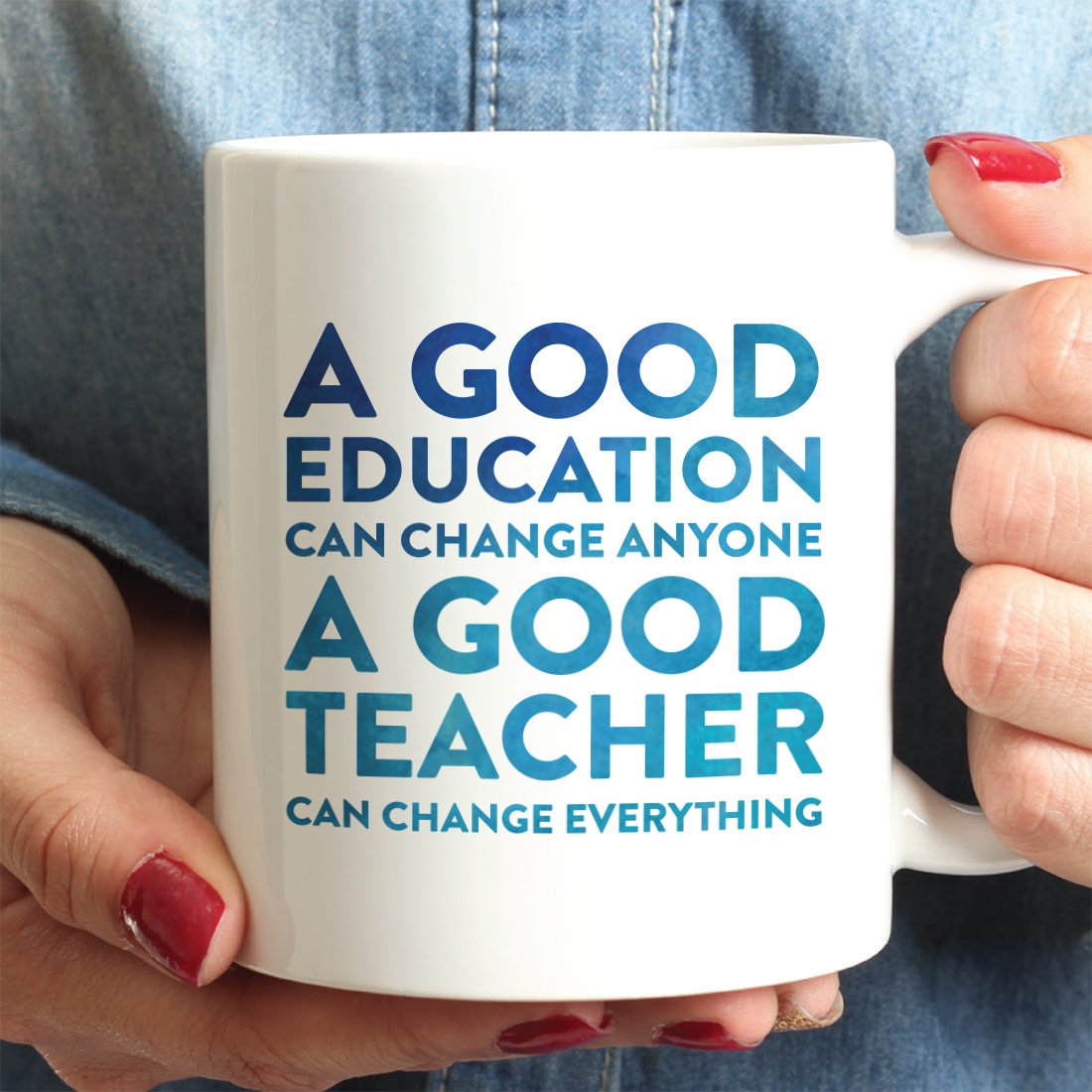 Andaz Press Teacher Coffee Mug - Inspirational Gift for Educators - 