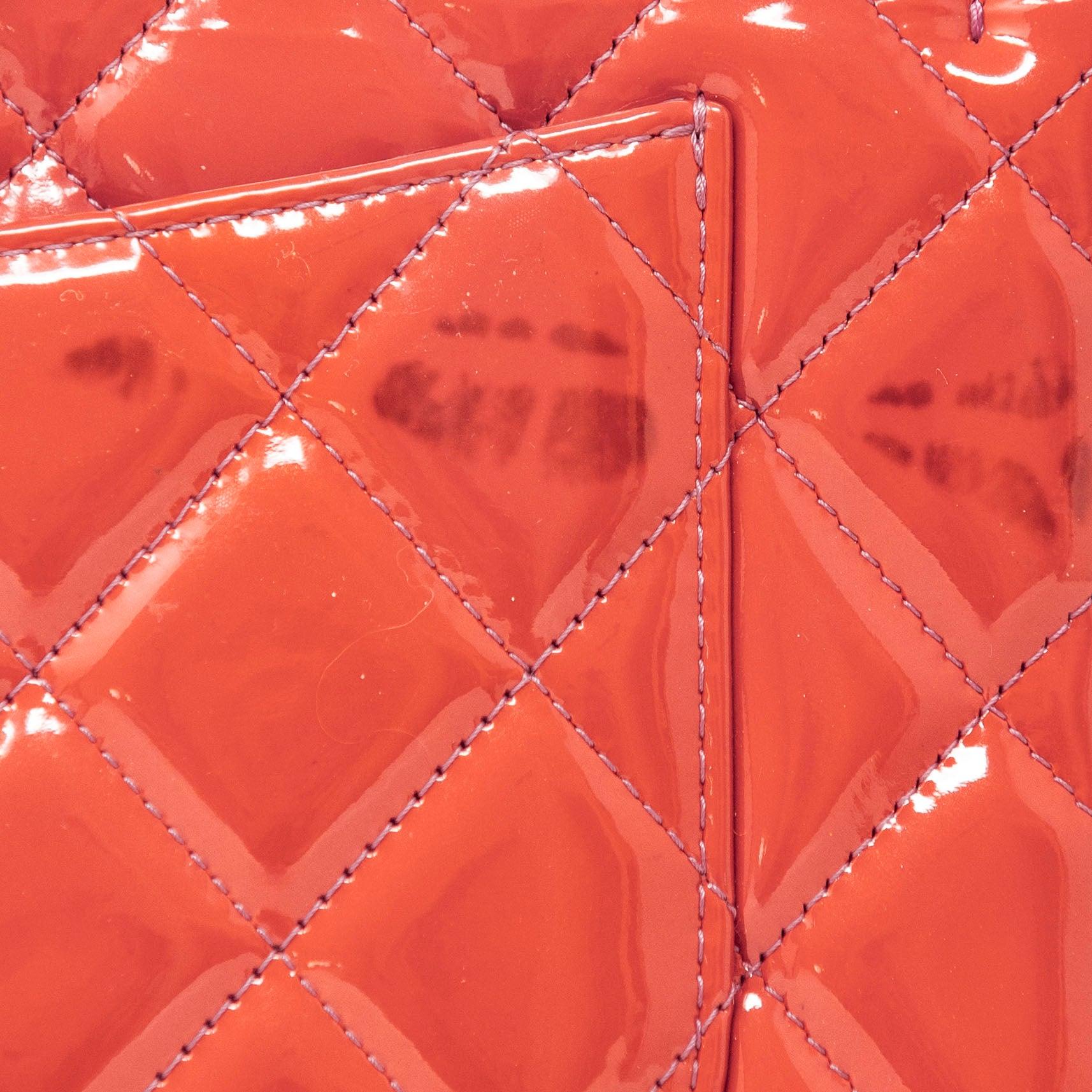 Chanel Pink Patent Leather Classic Jumbo Flap Bag - Luxury Designer Handbag for Women, Perfect for Parties & Special Occasions