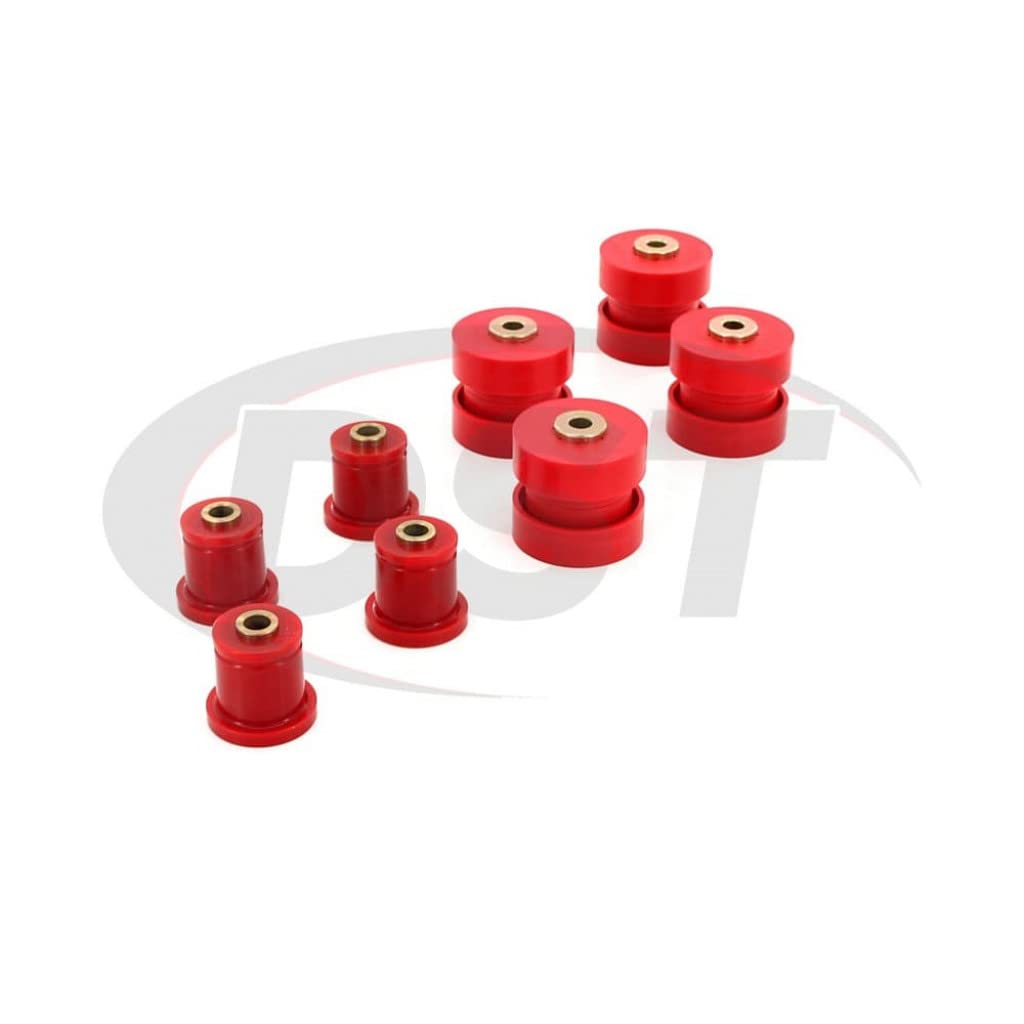 Energy Suspension 5.3140R Red Control Arm Bushing Set for 2008-2010 Dodge Challenger | Improves Handling & Ride Comfort | Perfect for Street Performance & Track Racing