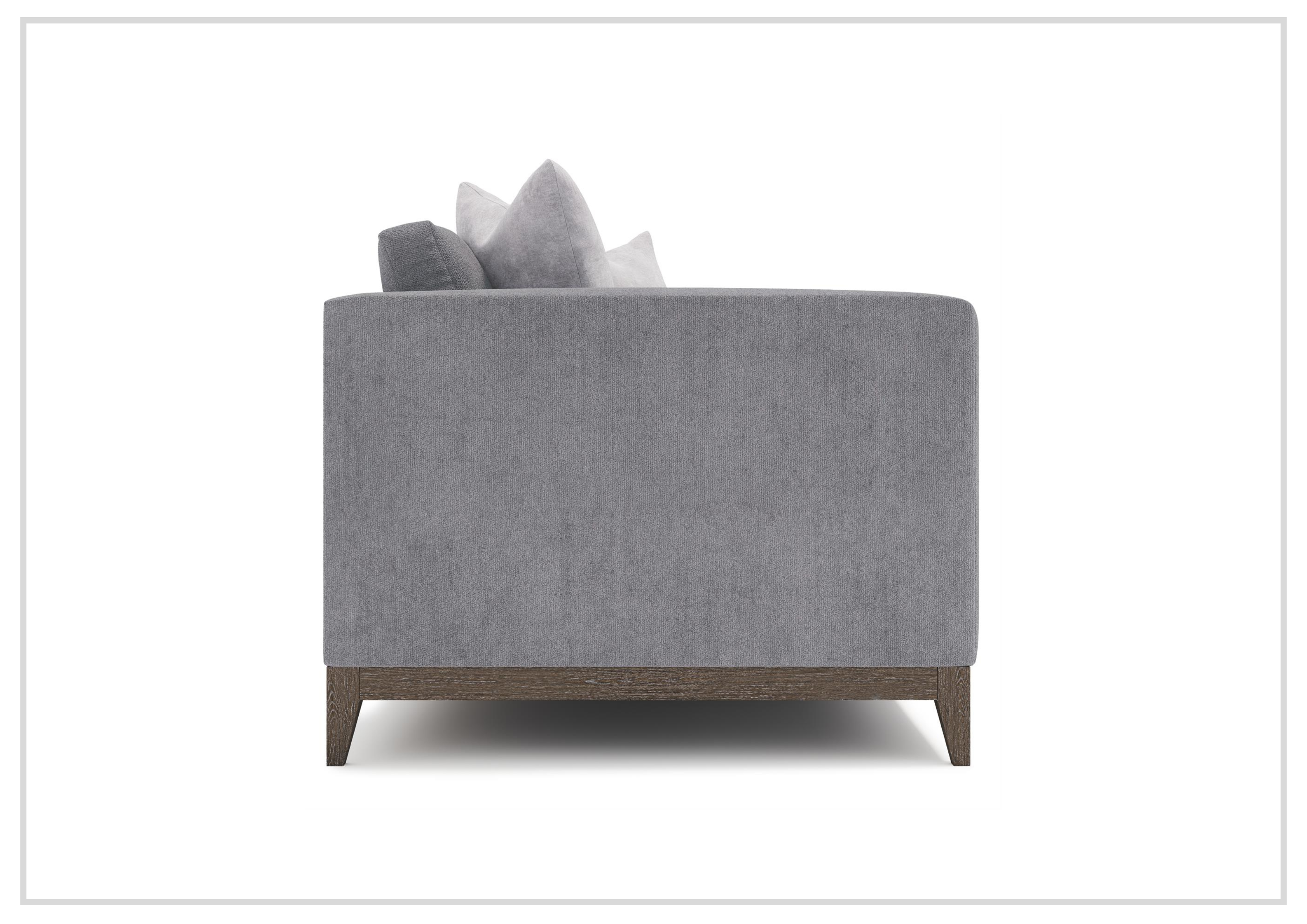 Bernhardt Noel Fabric Loveseat with Track Arms - Comfortable Small Sofa for Living Room, Bedroom & Office | Perfect for Couples, Small Spaces & Cozy Seating