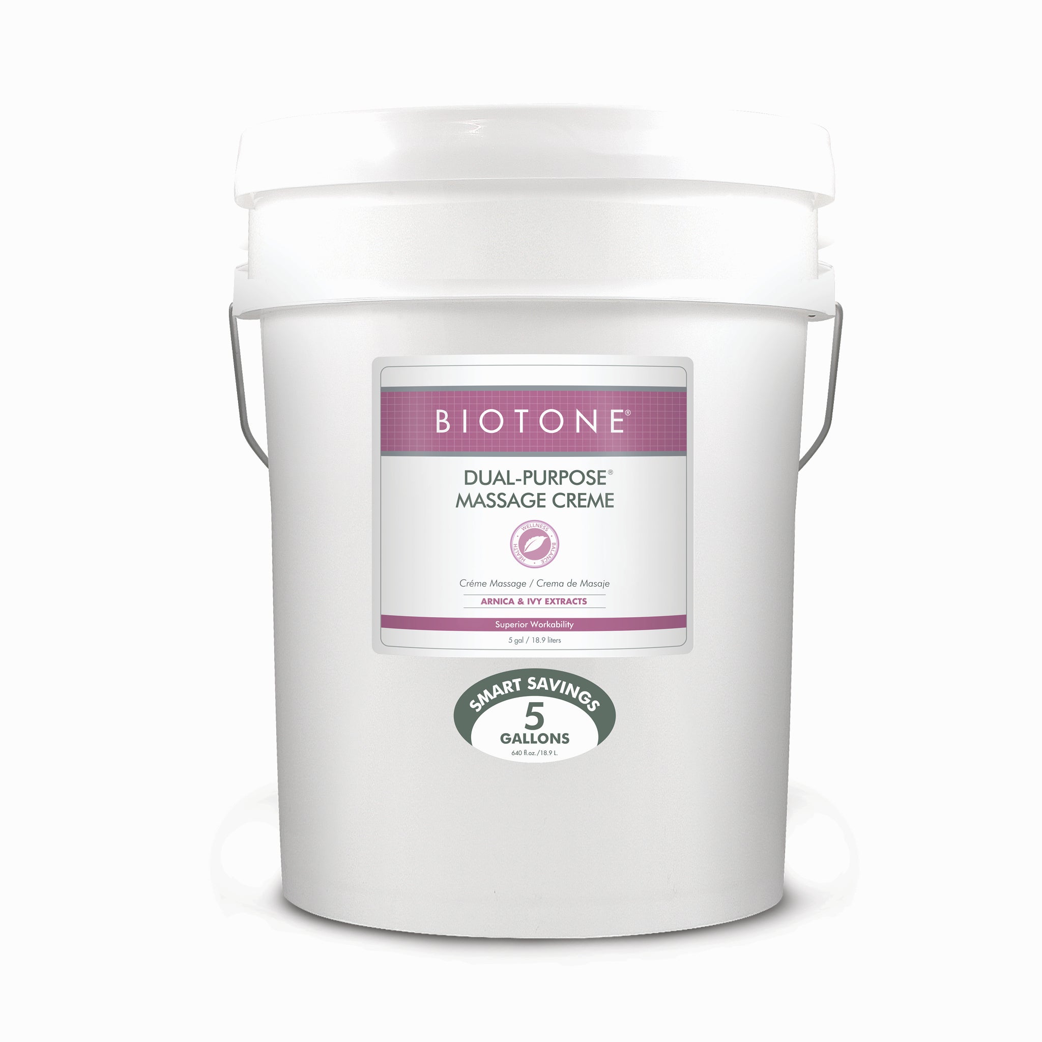 BIOTONE® Dual Purpose Massage Creme - Professional Massage Lotion for Therapists & Home Use - Deep Tissue & Relaxation Massage Cream for Spa, Salon, and Personal Care