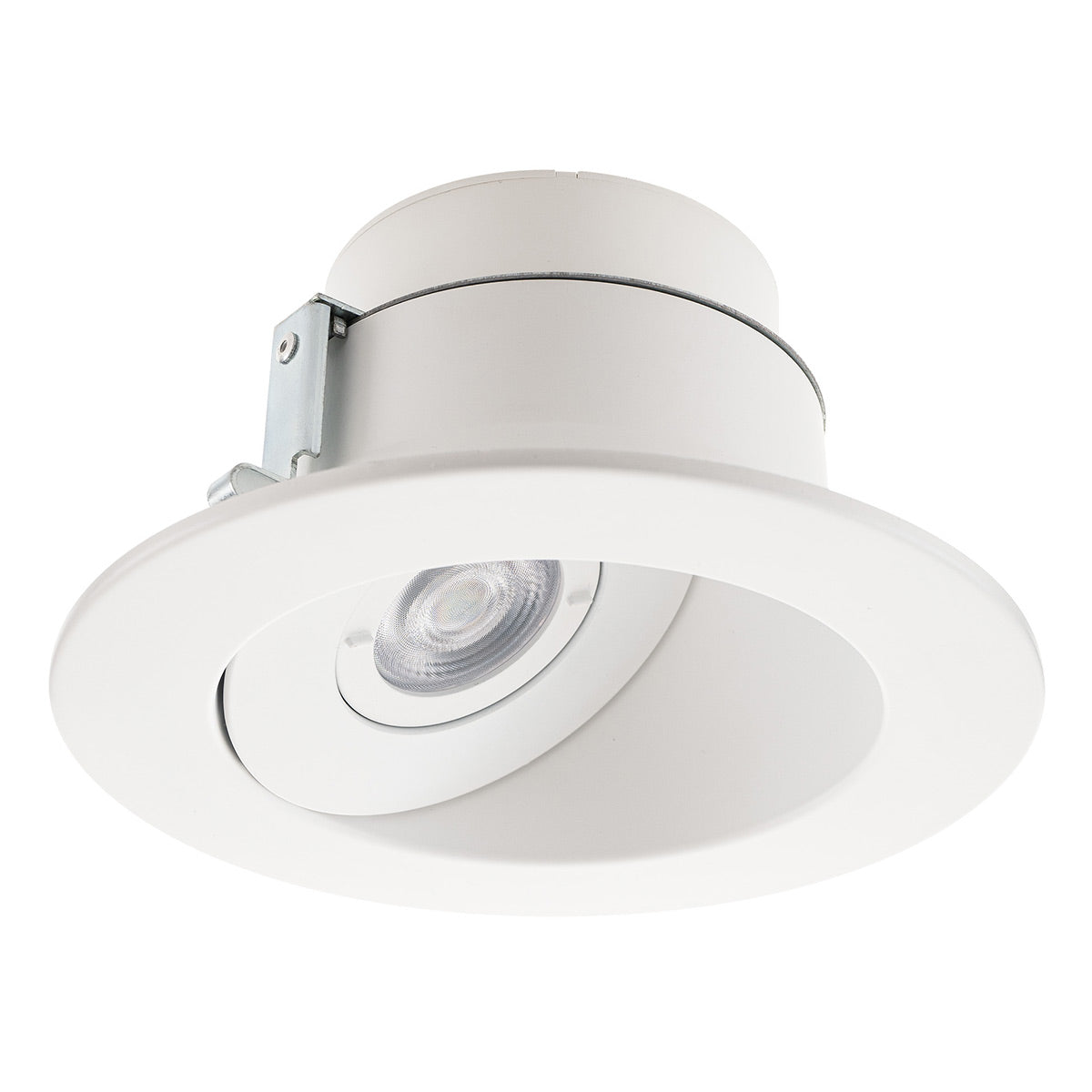 AiSPIRE Astro Basics 6-Inch Recessed LED Downlight Fixture - Dimmable, Retrofit, All in One, White - Perfect for Living Room, Kitchen, and Bedroom Lighting