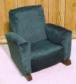 Comfortable Standard Hunter Green Rocking Chair - Perfect for Nursery, Porch & Living Room Relaxation