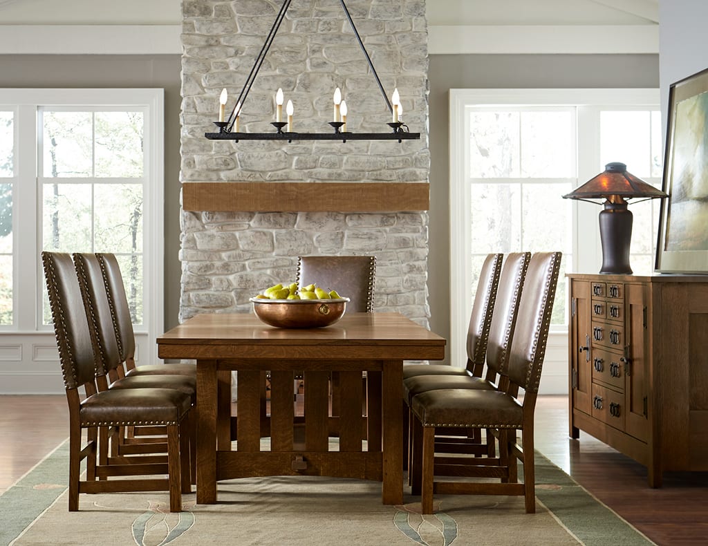 Grande Trestle Table - Solid Wood Dining Table for Farmhouse & Rustic Decor | Perfect for Dining Rooms, Kitchens & Event Venues